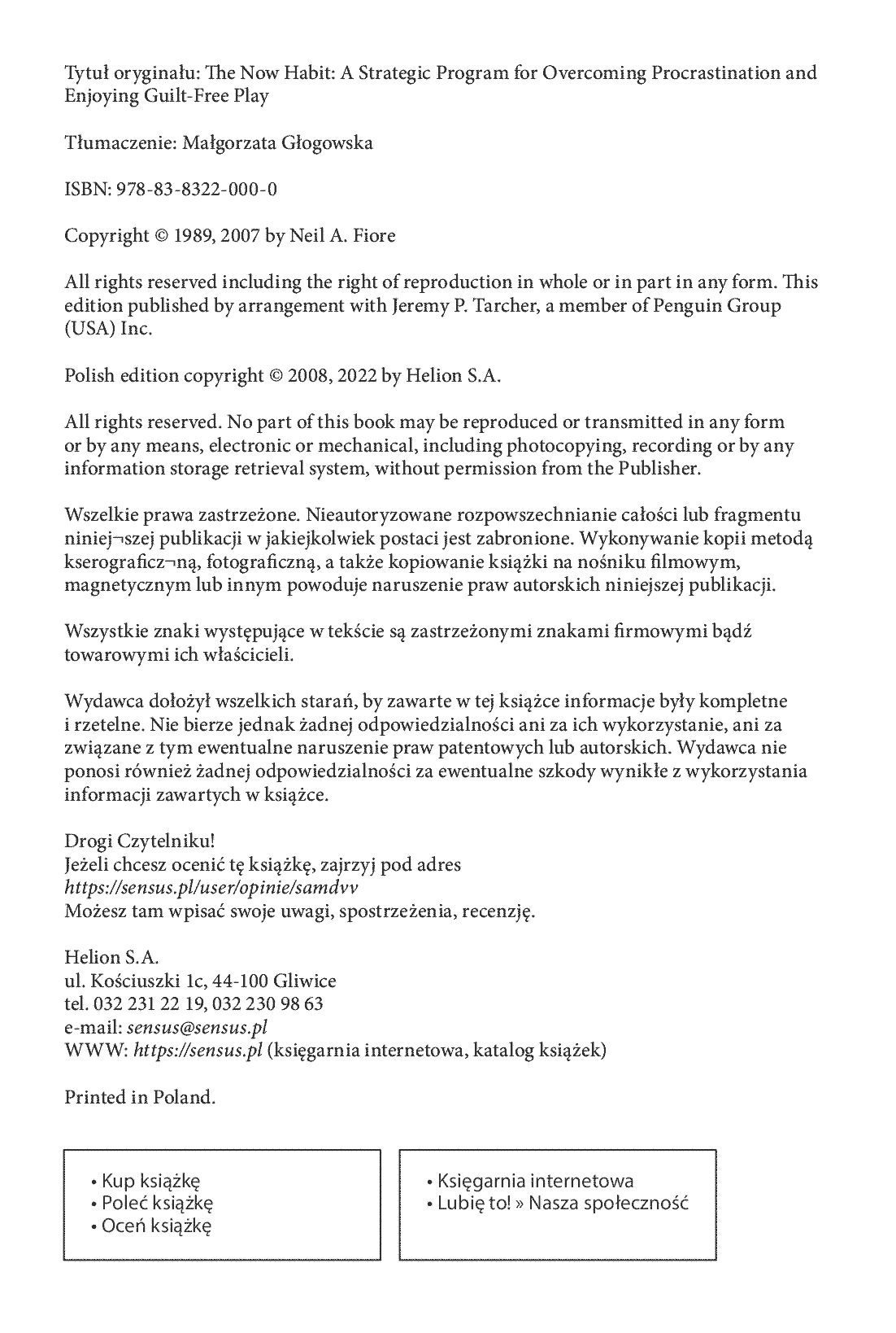 Fragment „Nawyk samodyscypliny. Zaprogramuj wewnętrznego stróża” — strona 2 z 28