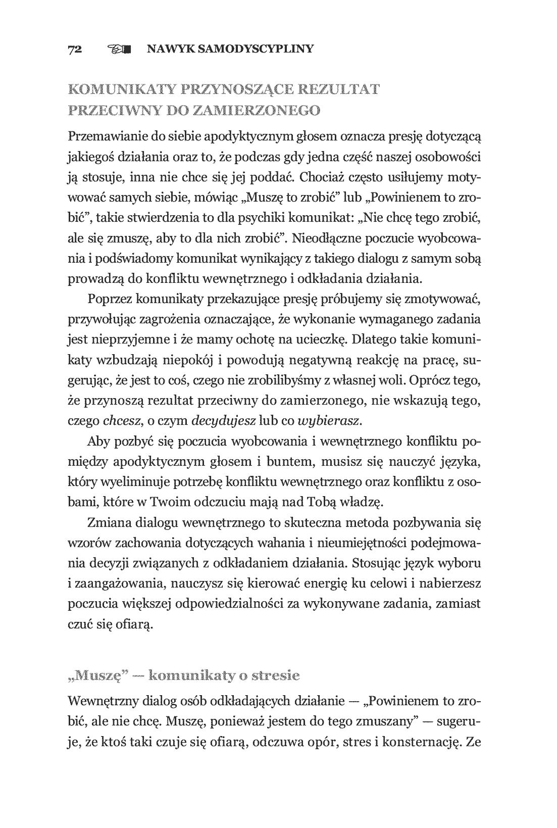 Fragment „Nawyk samodyscypliny. Zaprogramuj wewnętrznego stróża” — strona 8 z 28