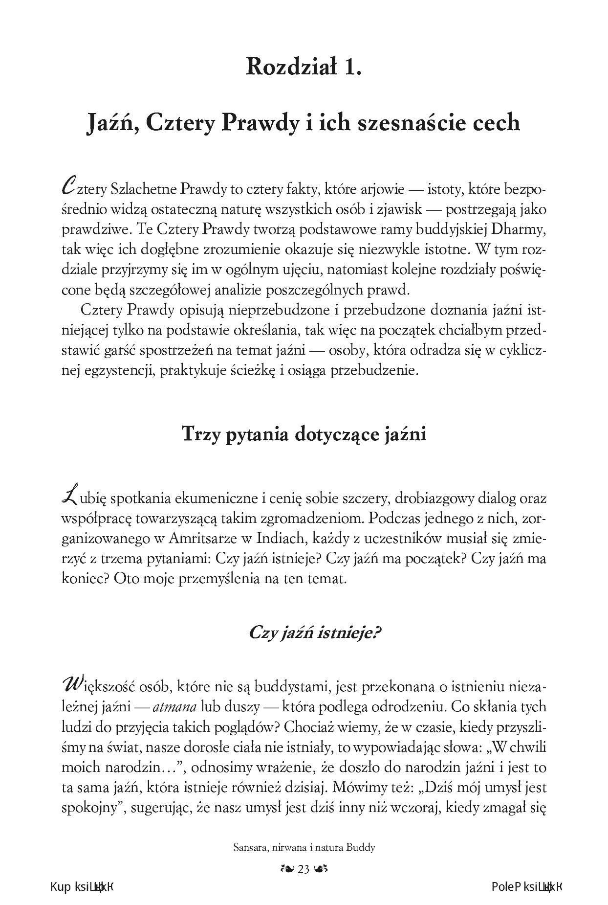 Fragment „Sansara, nirwana i natura Buddy” — strona 7 z 30