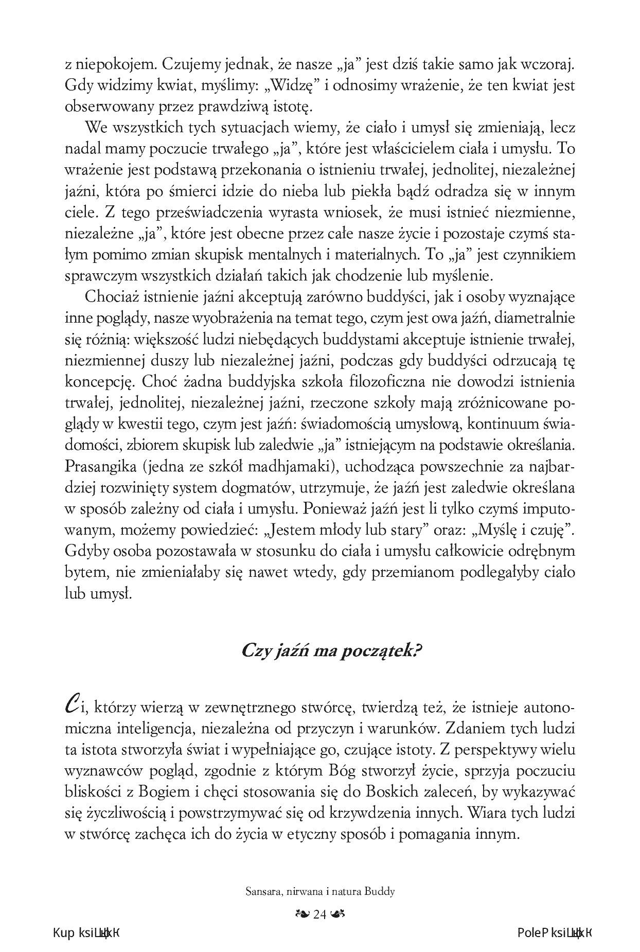 Fragment „Sansara, nirwana i natura Buddy” — strona 8 z 30