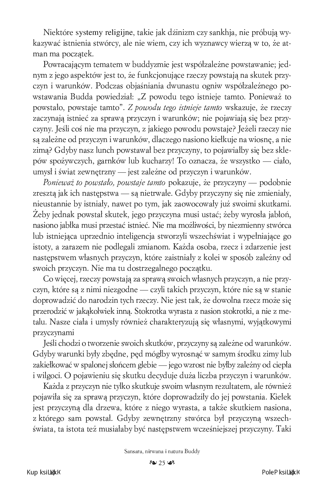 Fragment „Sansara, nirwana i natura Buddy” — strona 9 z 30