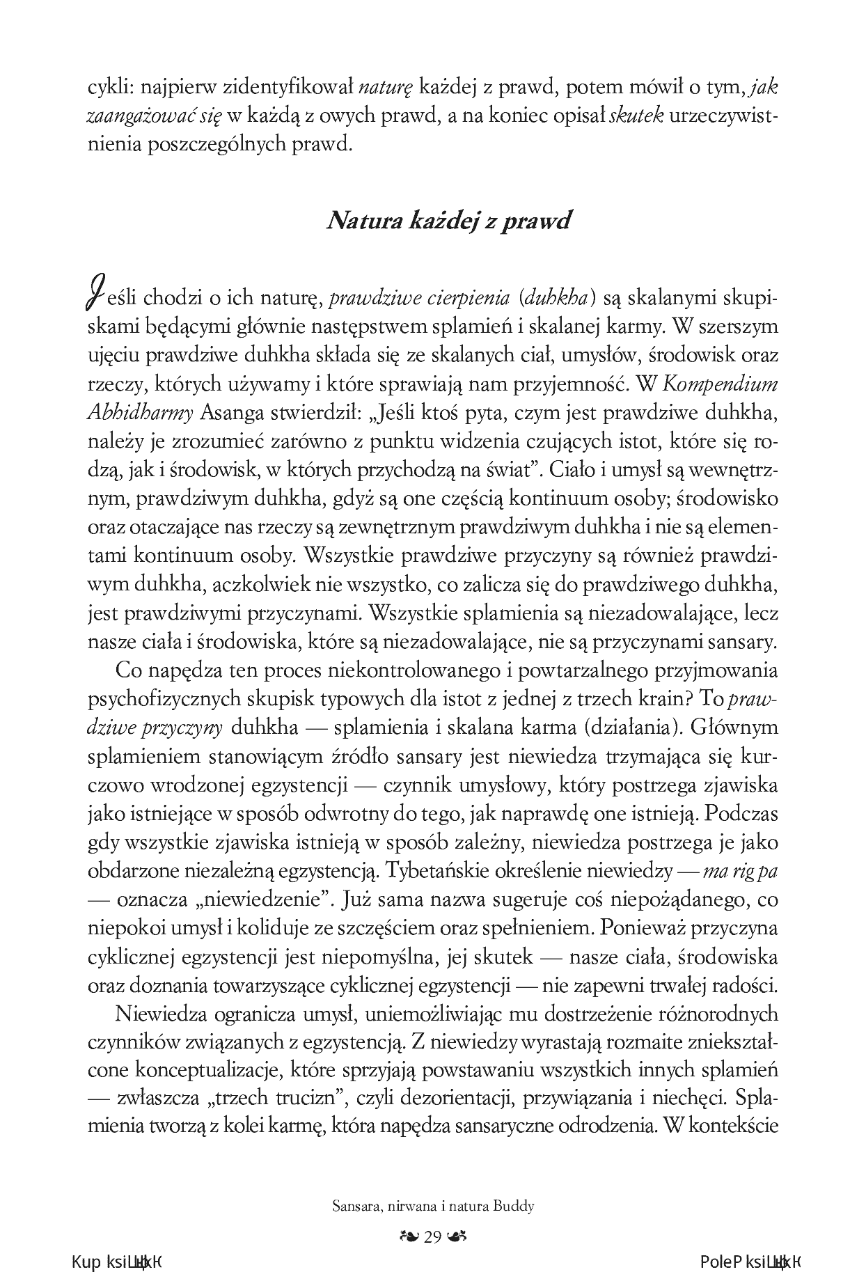 Fragment „Sansara, nirwana i natura Buddy” — strona 13 z 30