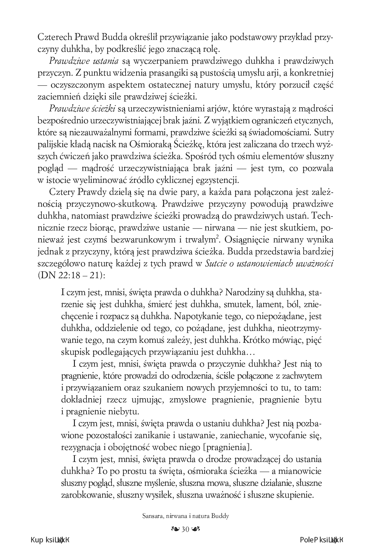 Fragment „Sansara, nirwana i natura Buddy” — strona 14 z 30