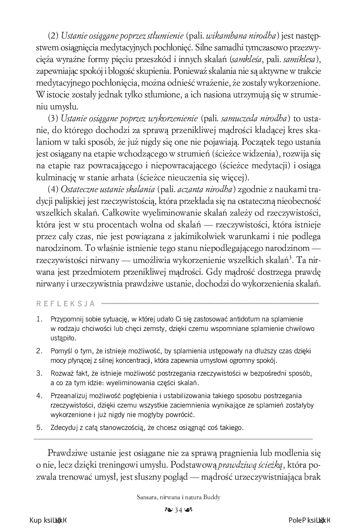 Fragment „Sansara, nirwana i natura Buddy” — strona 18 z 30