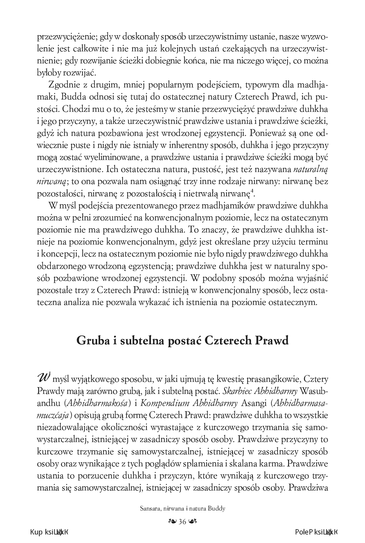 Fragment „Sansara, nirwana i natura Buddy” — strona 20 z 30