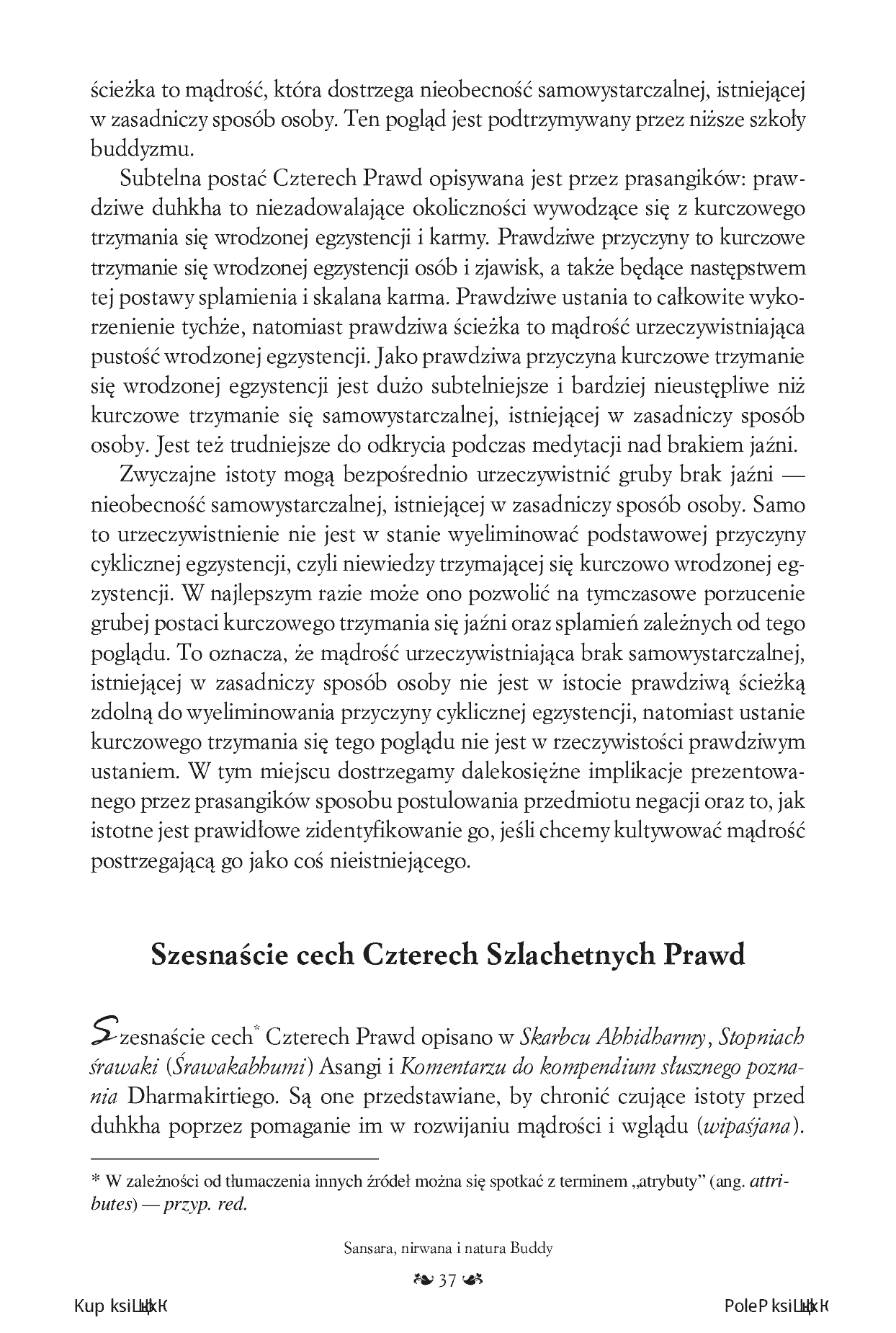 Fragment „Sansara, nirwana i natura Buddy” — strona 21 z 30