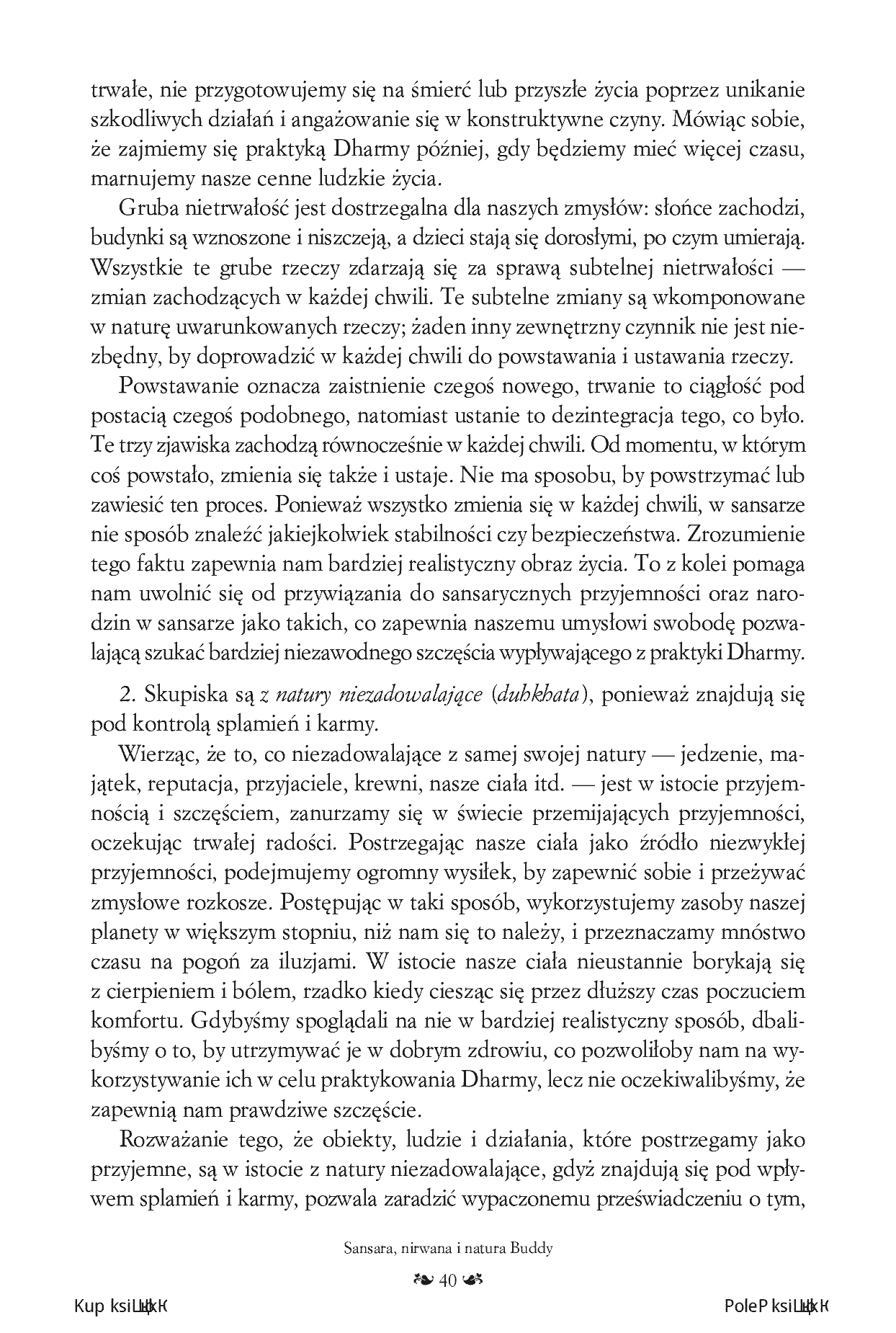 Fragment „Sansara, nirwana i natura Buddy” — strona 24 z 30