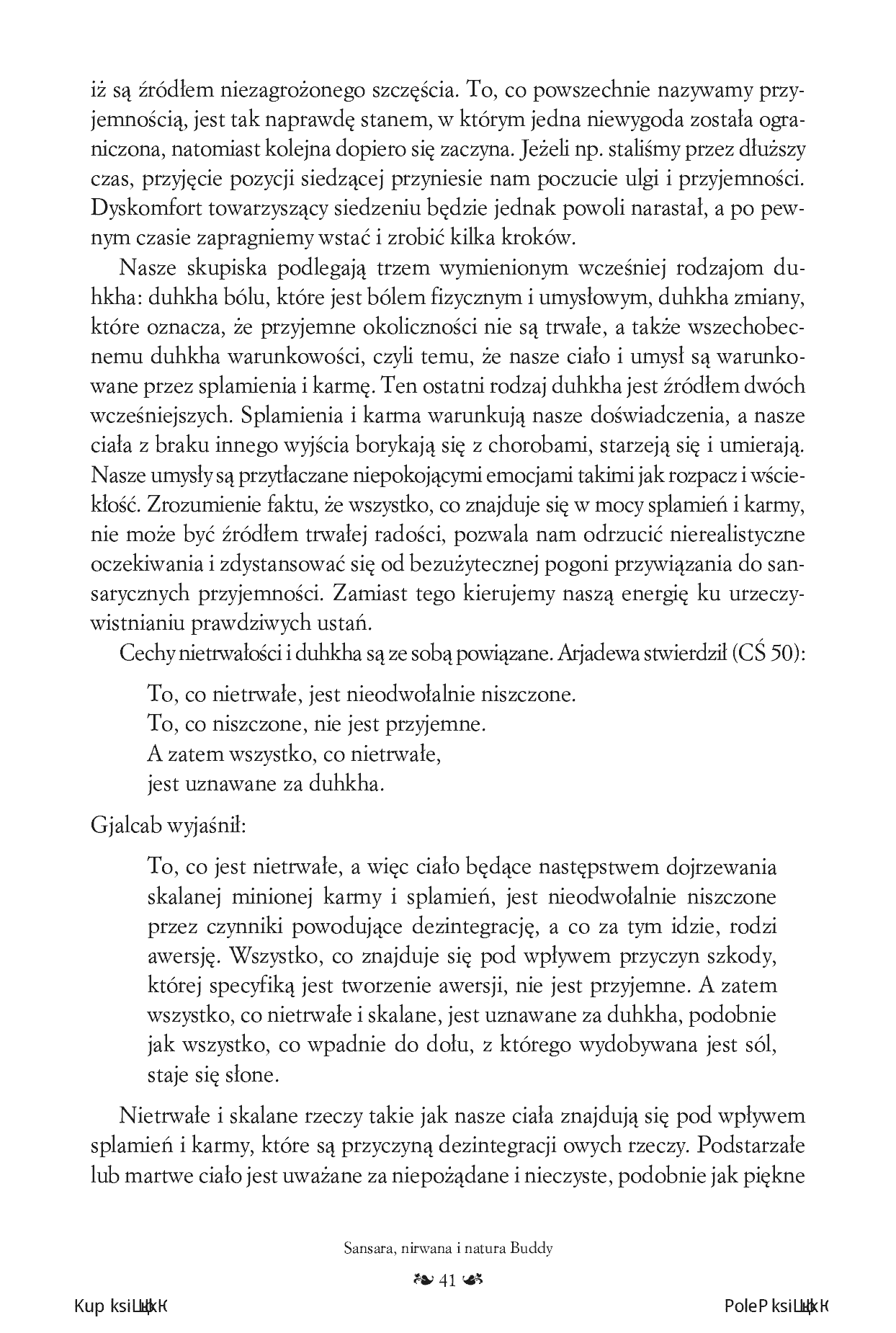 Fragment „Sansara, nirwana i natura Buddy” — strona 25 z 30