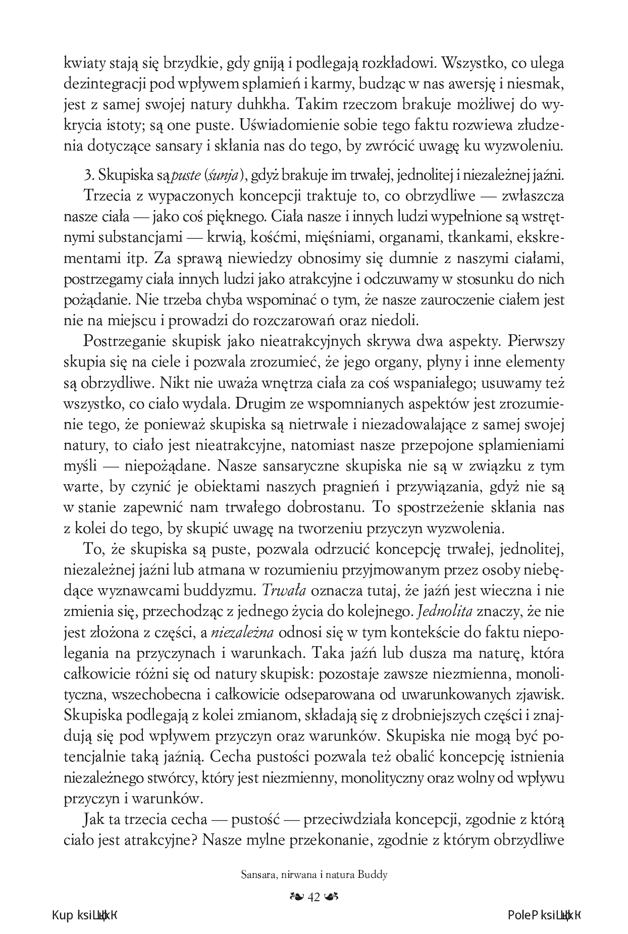 Fragment „Sansara, nirwana i natura Buddy” — strona 26 z 30