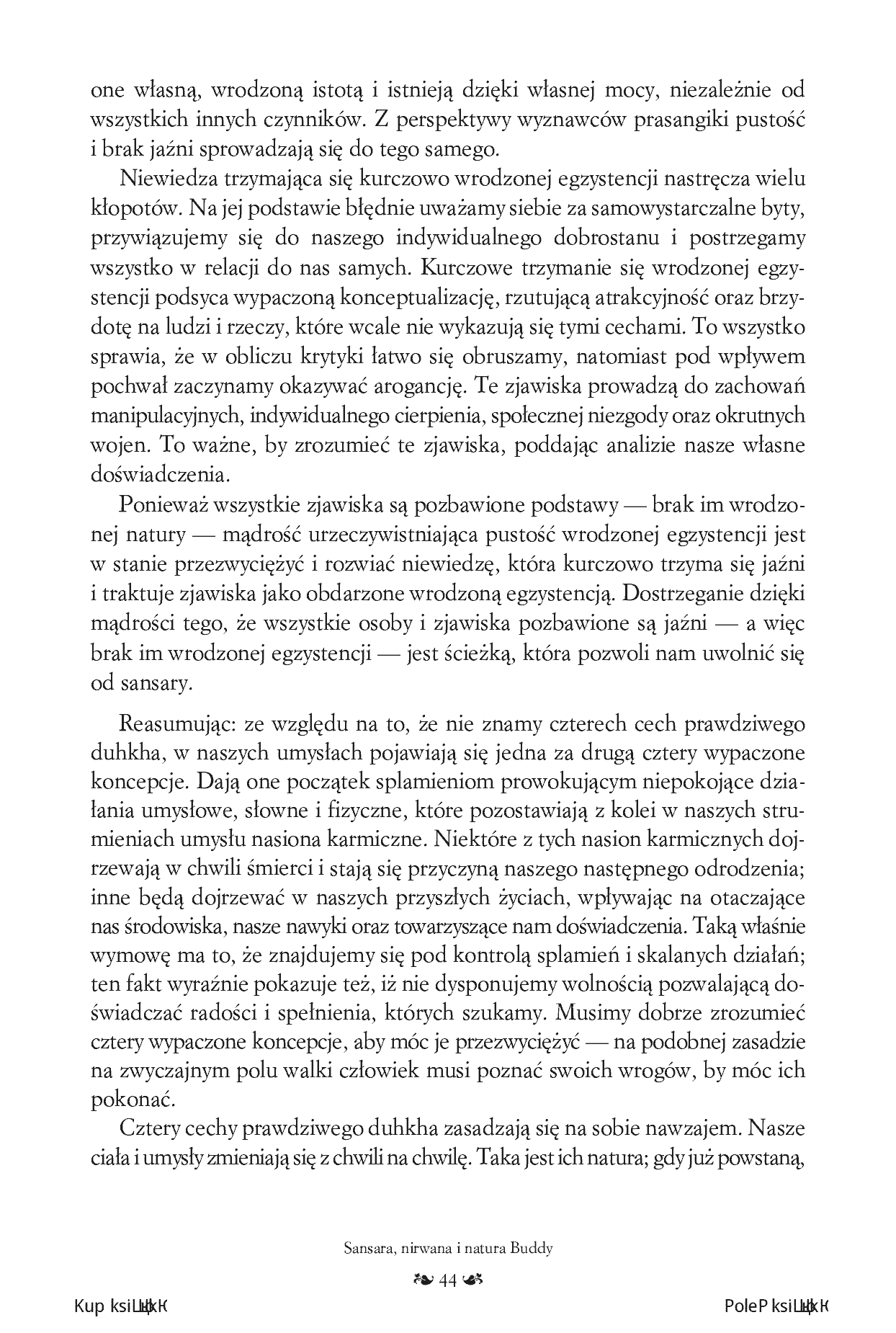 Fragment „Sansara, nirwana i natura Buddy” — strona 28 z 30