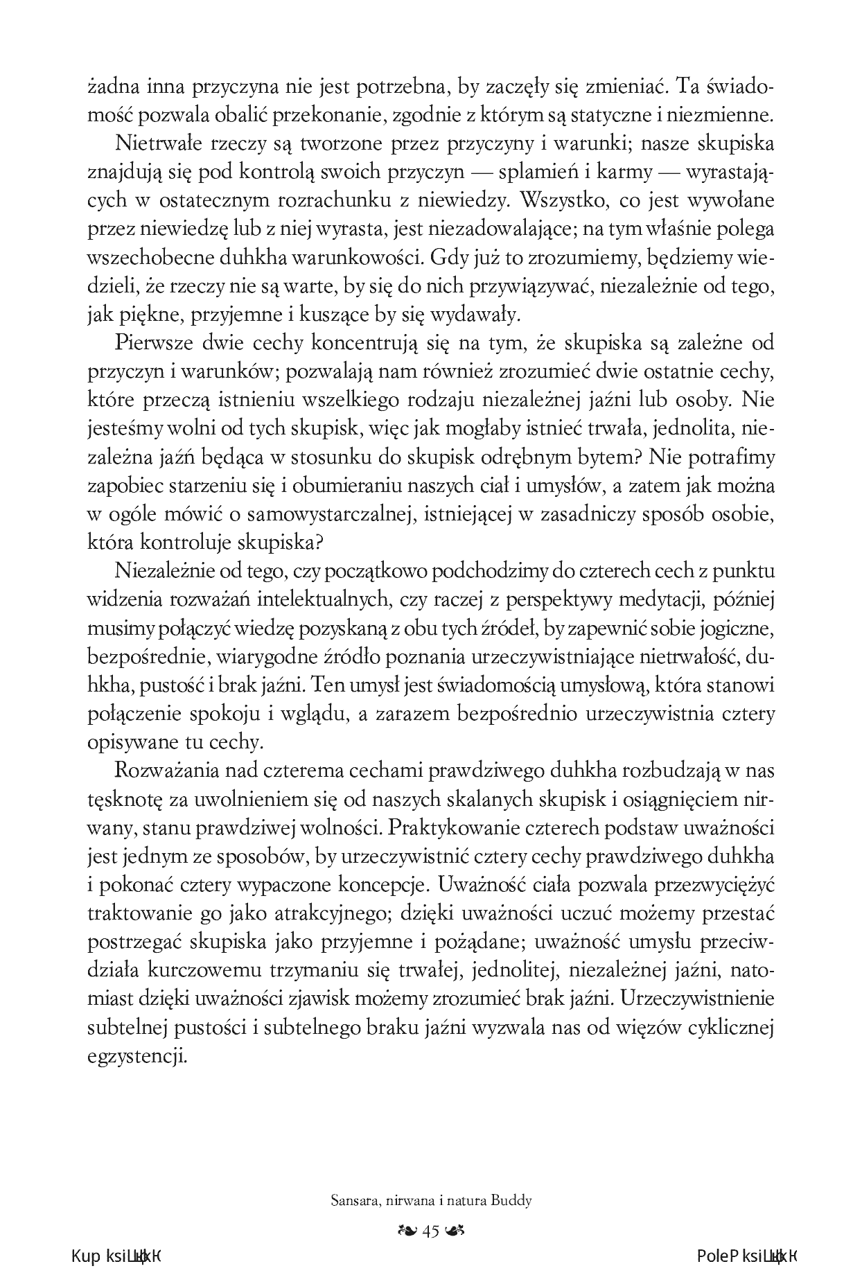 Fragment „Sansara, nirwana i natura Buddy” — strona 29 z 30