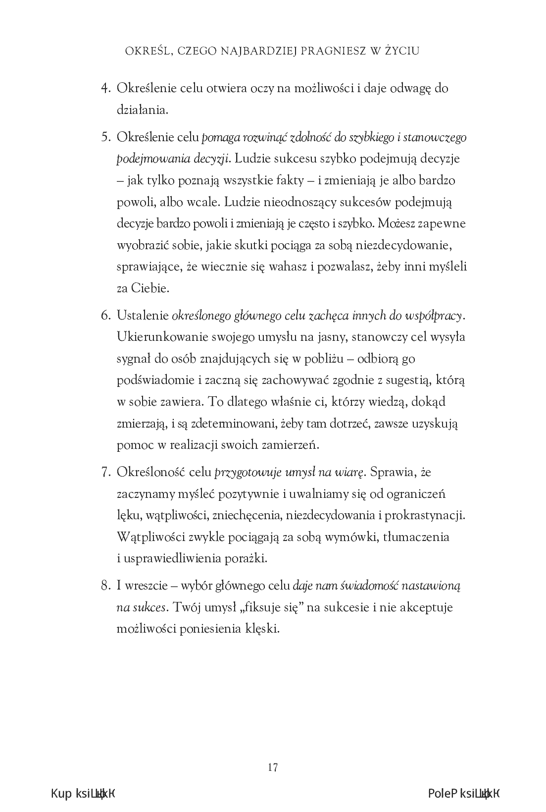 Fragment „Ścieżka do celu według Napoleona Hilla. 7 kroków, żeby prowadzić życie pełne sensu” — strona 7 z 14