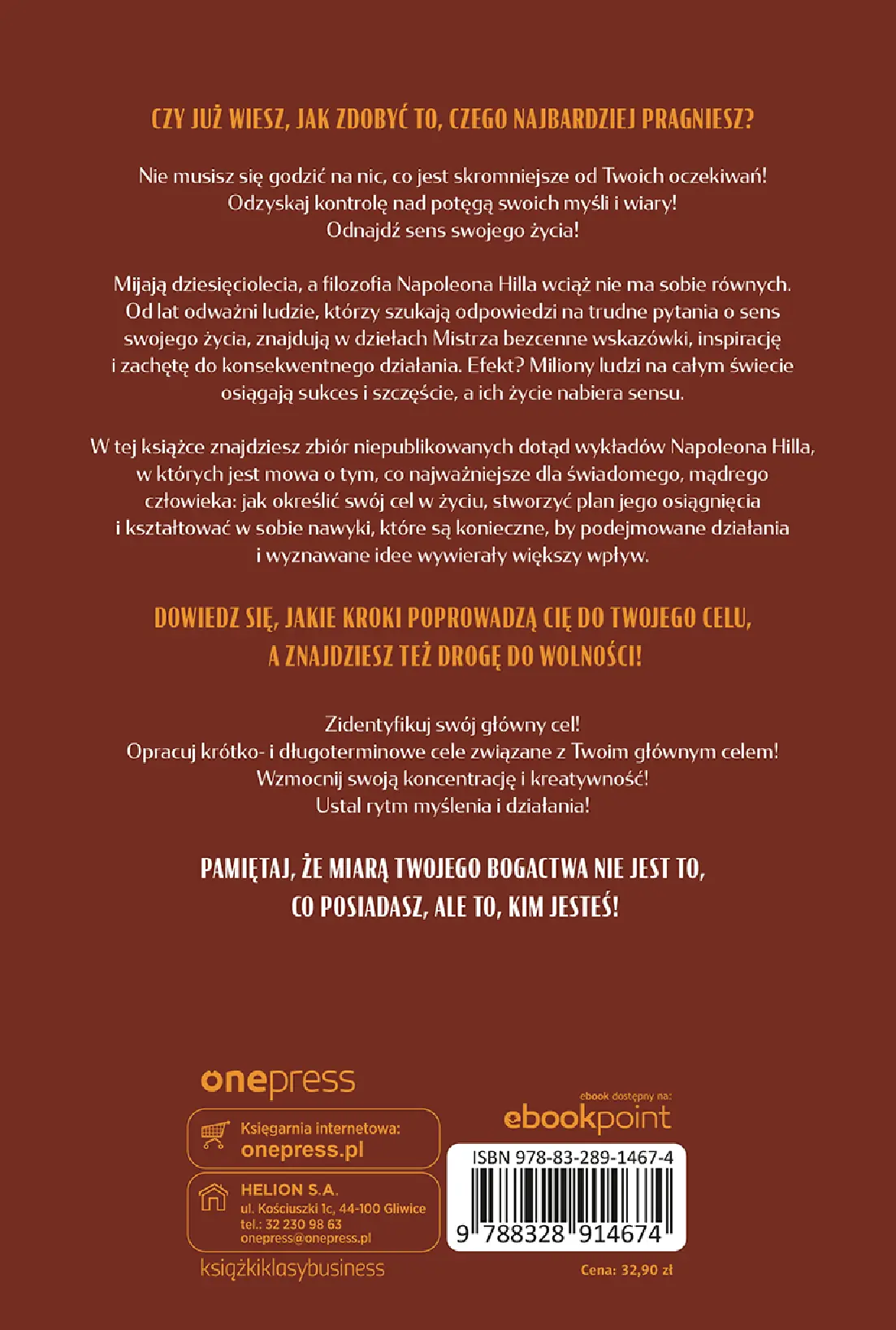Fragment „Ścieżka do celu według Napoleona Hilla. 7 kroków, żeby prowadzić życie pełne sensu” — strona 14 z 14