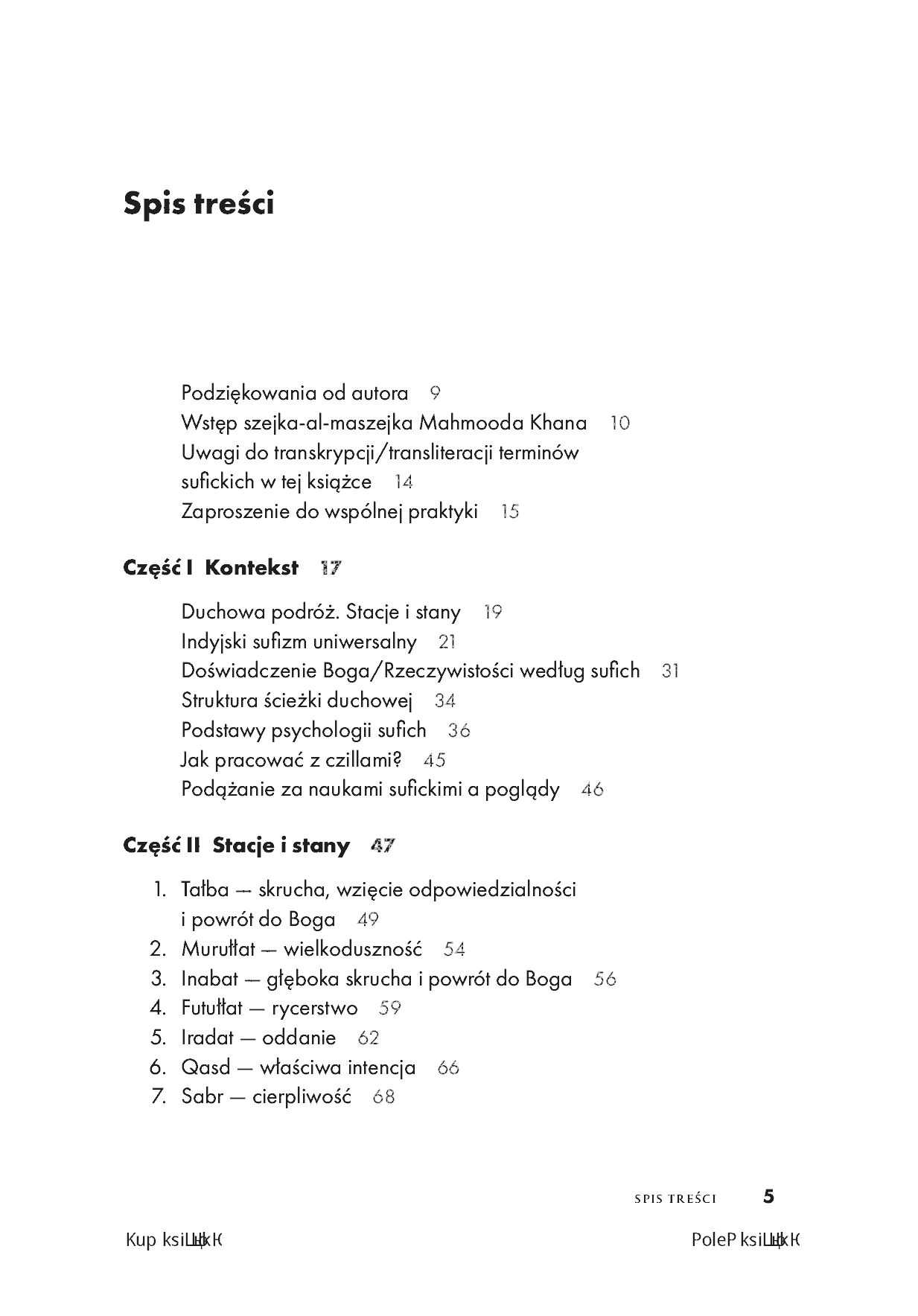 Fragment „Ścieżka sufich krok po kroku: 100 stacji duchowej podróży” — strona 3 z 22