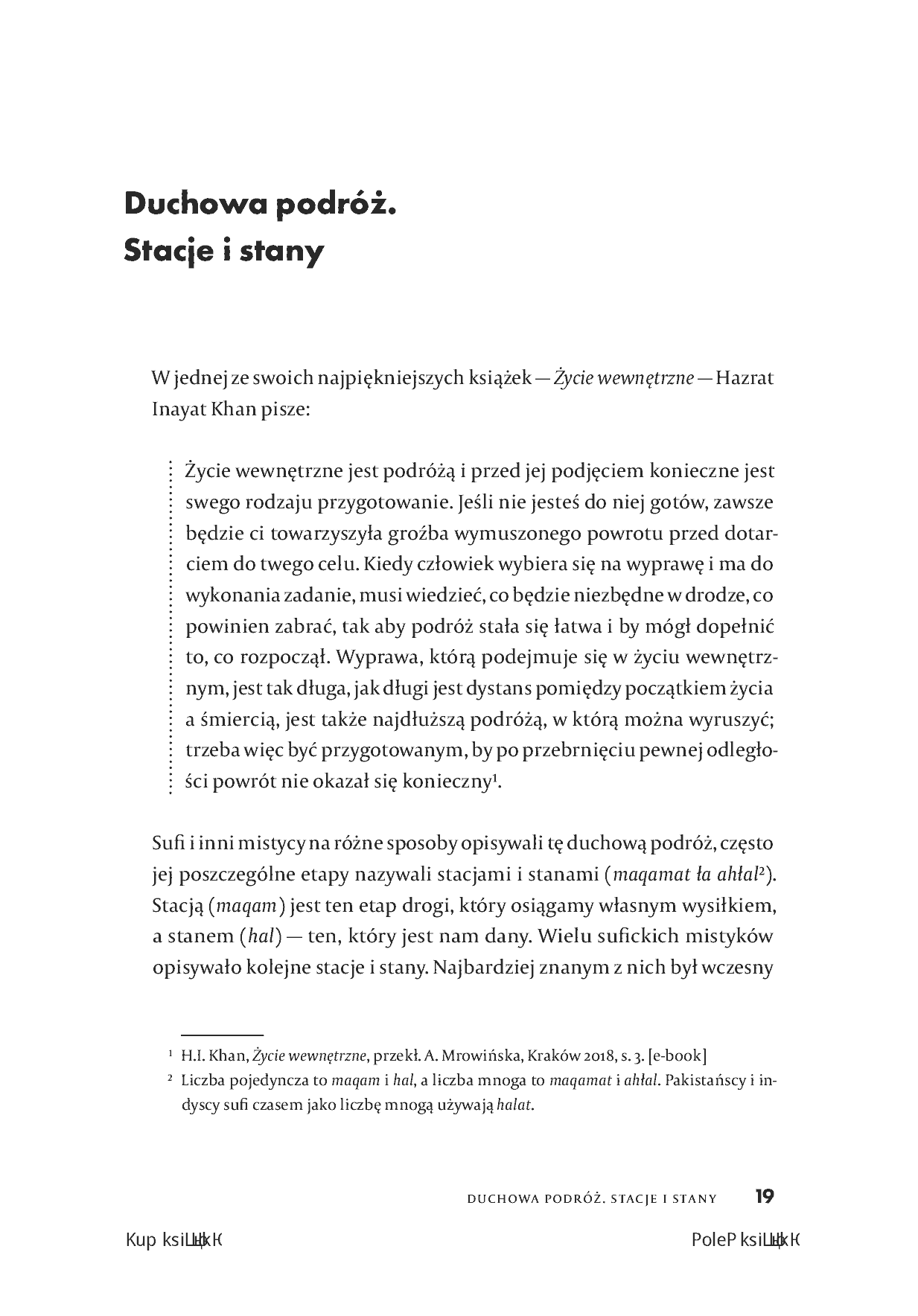 Fragment „Ścieżka sufich krok po kroku: 100 stacji duchowej podróży” — strona 9 z 22
