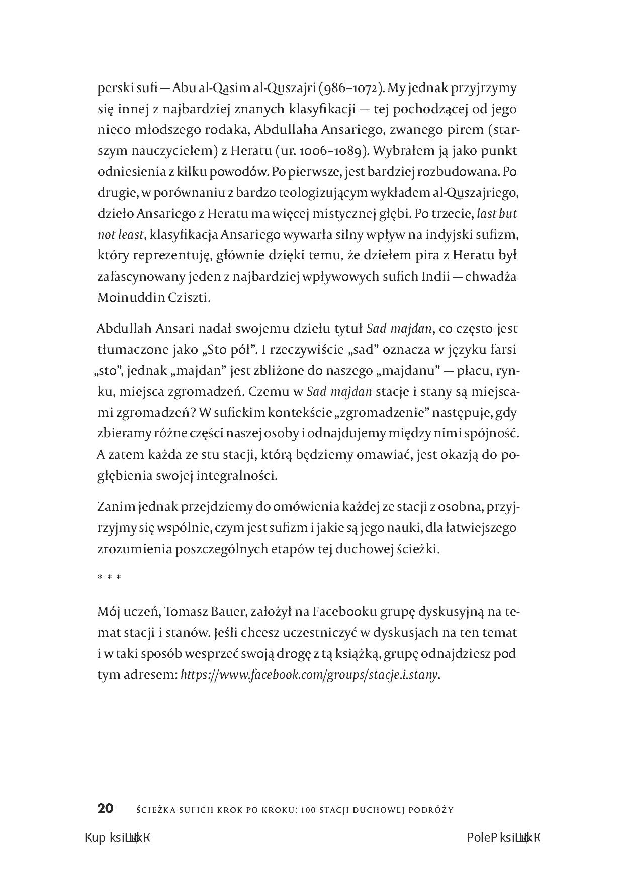 Fragment „Ścieżka sufich krok po kroku: 100 stacji duchowej podróży” — strona 10 z 22