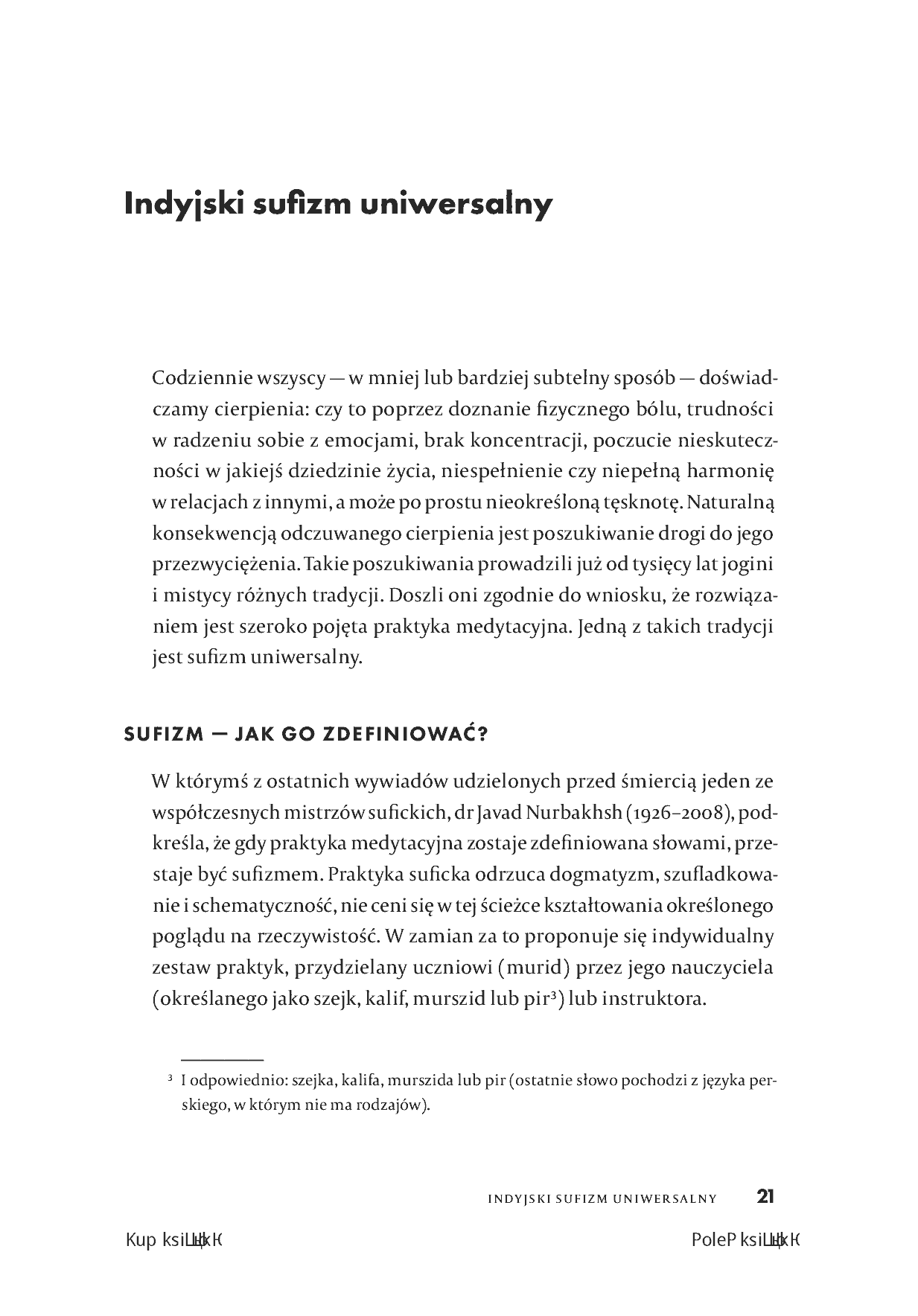 Fragment „Ścieżka sufich krok po kroku: 100 stacji duchowej podróży” — strona 11 z 22