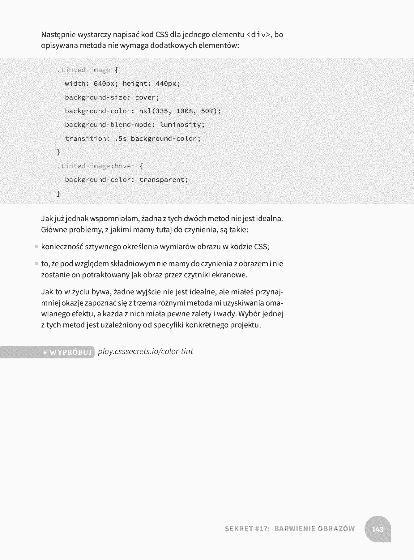 Fragment „CSS bez tajemnic. 47 sekretów kreatywnego projektanta” — strona 19 z 30