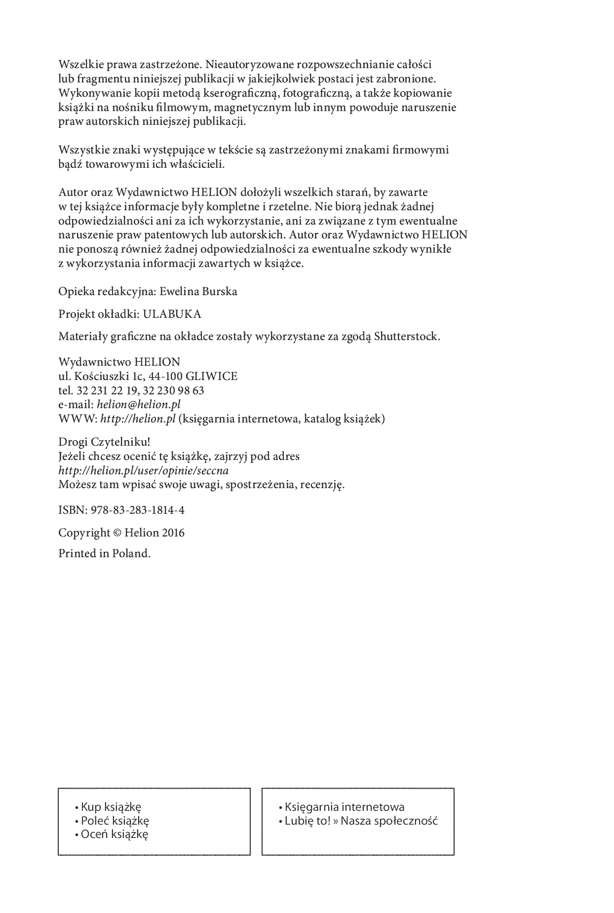 Fragment „Security CCNA 210-260. Zostań administratorem sieci komputerowych Cisco” — strona 2 z 28