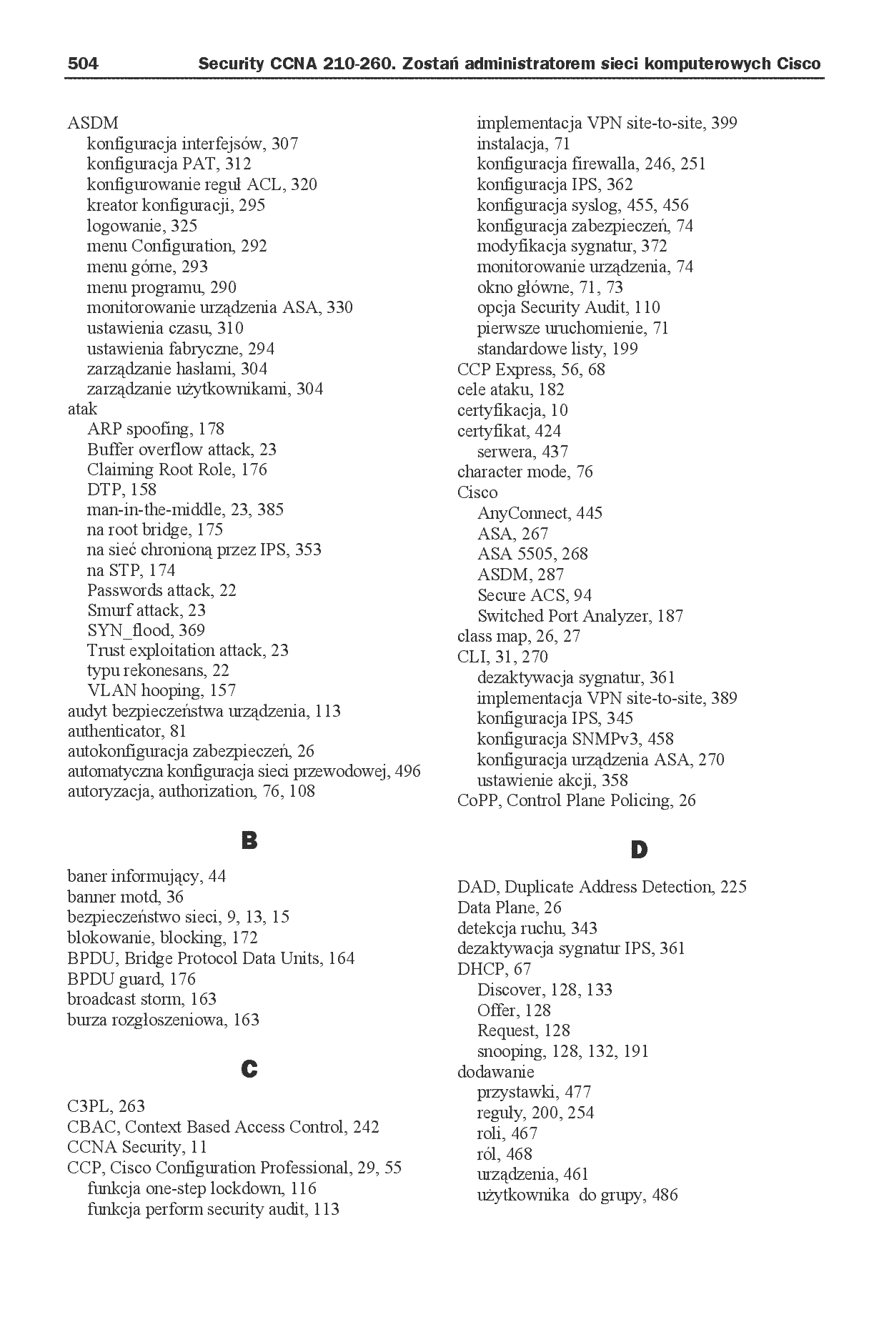 Fragment „Security CCNA 210-260. Zostań administratorem sieci komputerowych Cisco” — strona 18 z 28