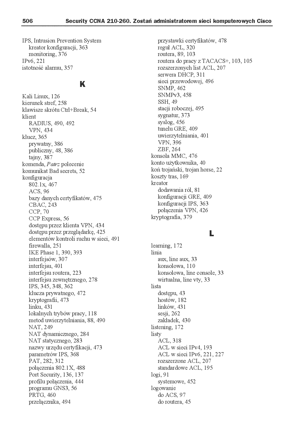 Fragment „Security CCNA 210-260. Zostań administratorem sieci komputerowych Cisco” — strona 20 z 28