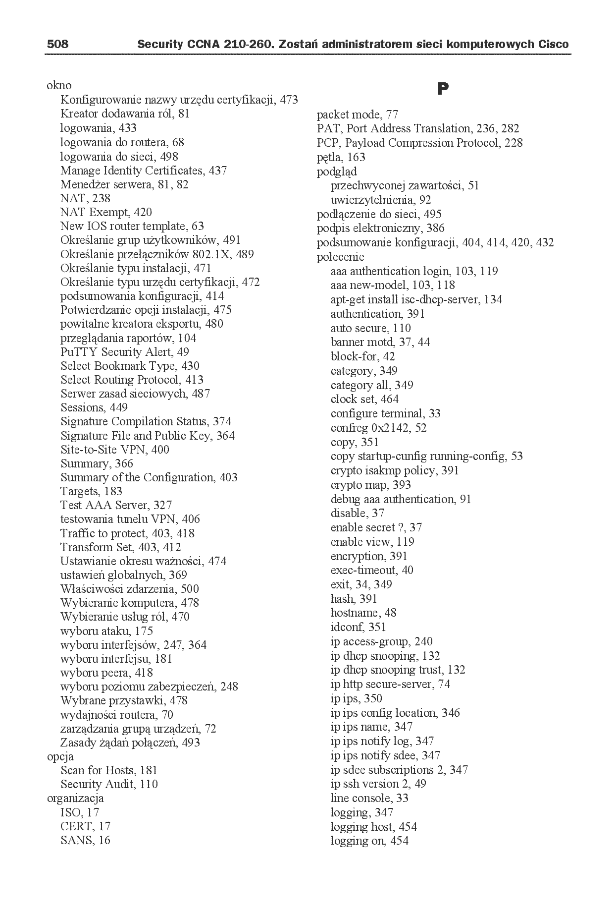 Fragment „Security CCNA 210-260. Zostań administratorem sieci komputerowych Cisco” — strona 22 z 28