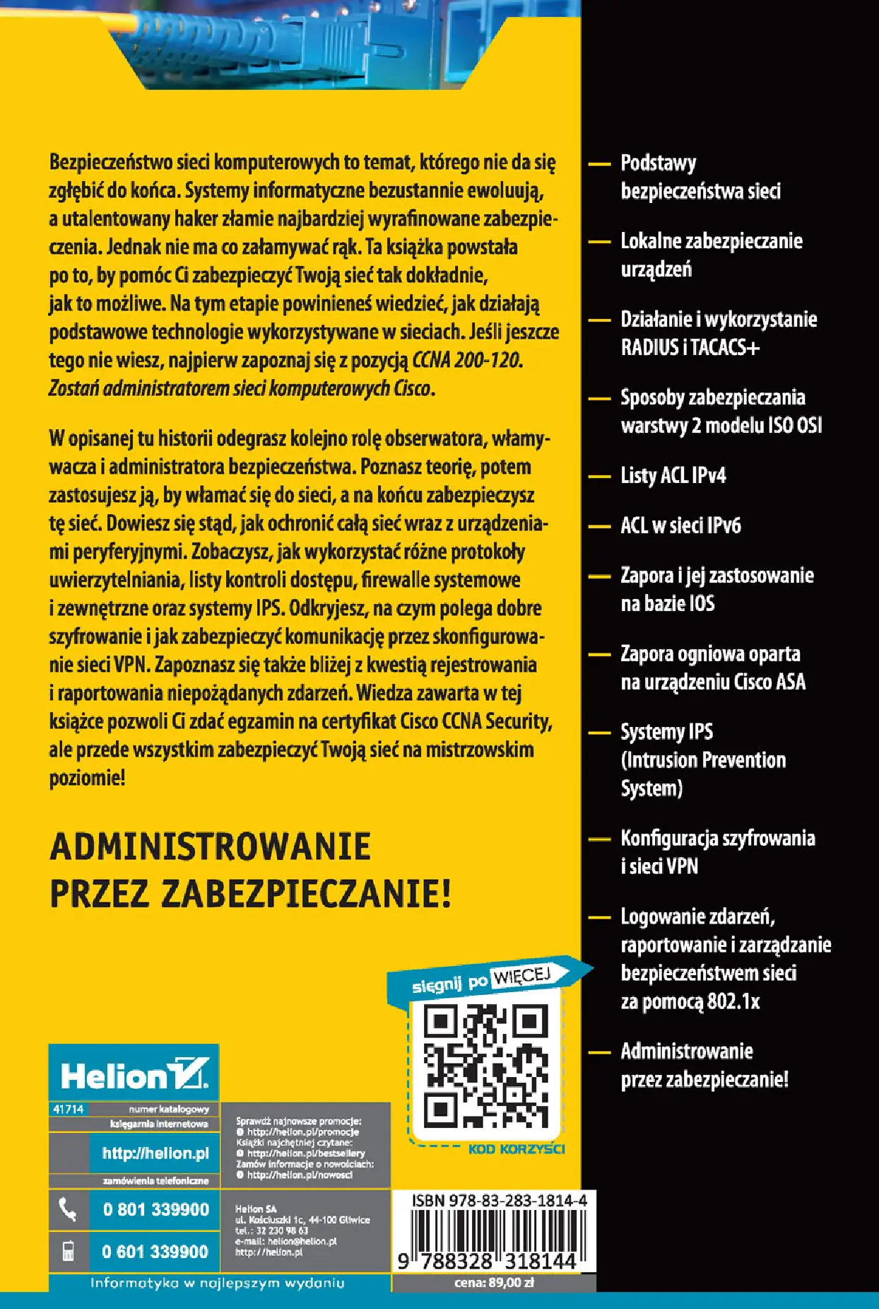 Fragment „Security CCNA 210-260. Zostań administratorem sieci komputerowych Cisco” — strona 28 z 28