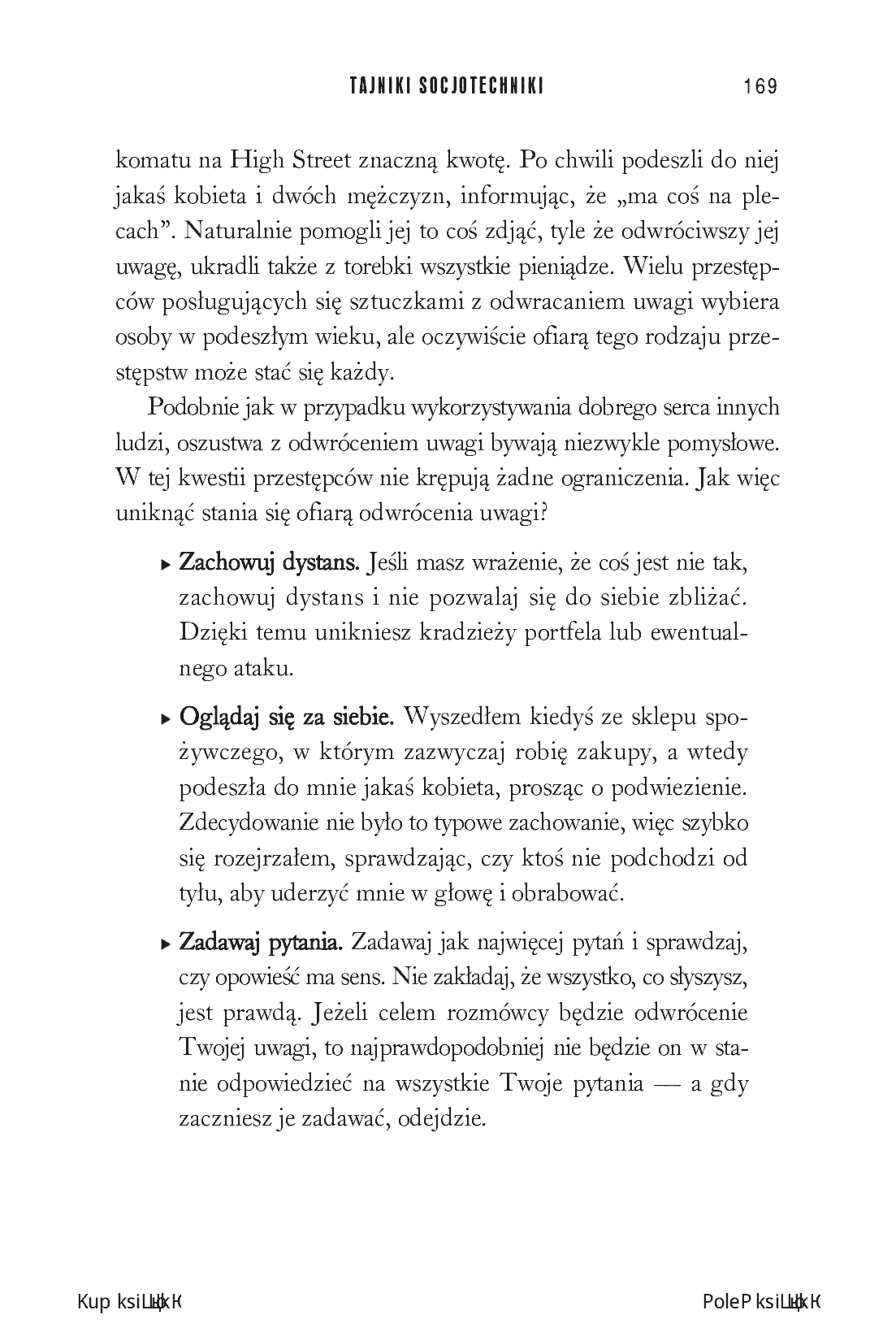 Fragment „Sekrety szpiegów. Techniki, które pomogą Ci zachować czujność i przetrwać w sytuacji zagrożenia” — strona 21 z 30