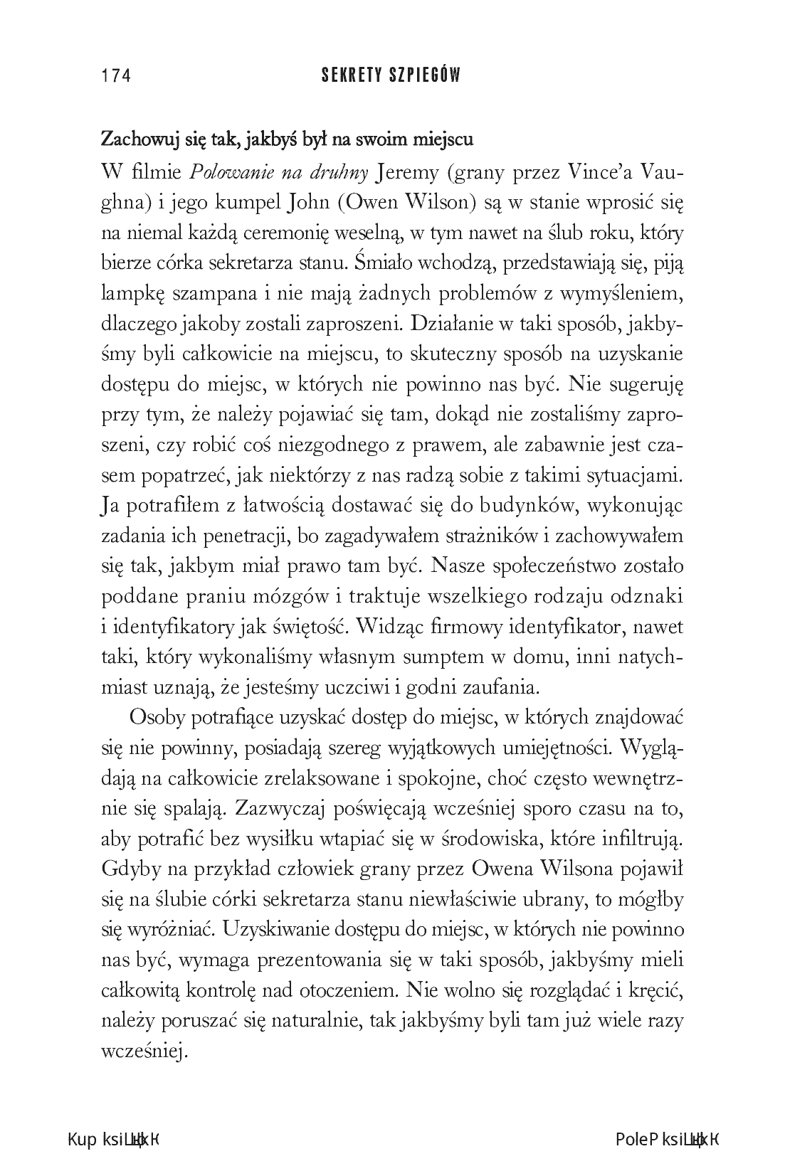 Fragment „Sekrety szpiegów. Techniki, które pomogą Ci zachować czujność i przetrwać w sytuacji zagrożenia” — strona 26 z 30