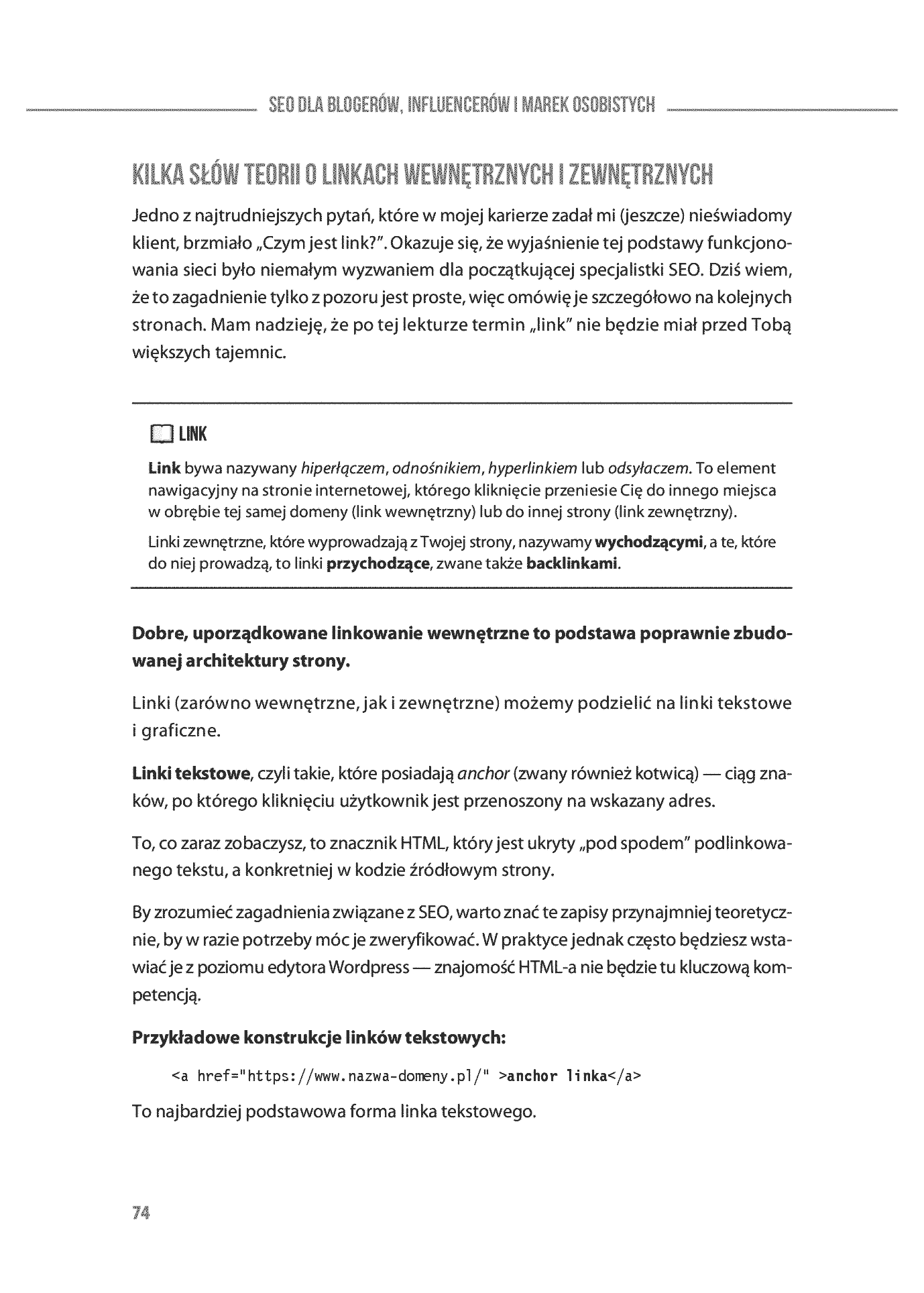 Fragment „SEO dla blogerów, influencerów i marek osobistych” — strona 10 z 30