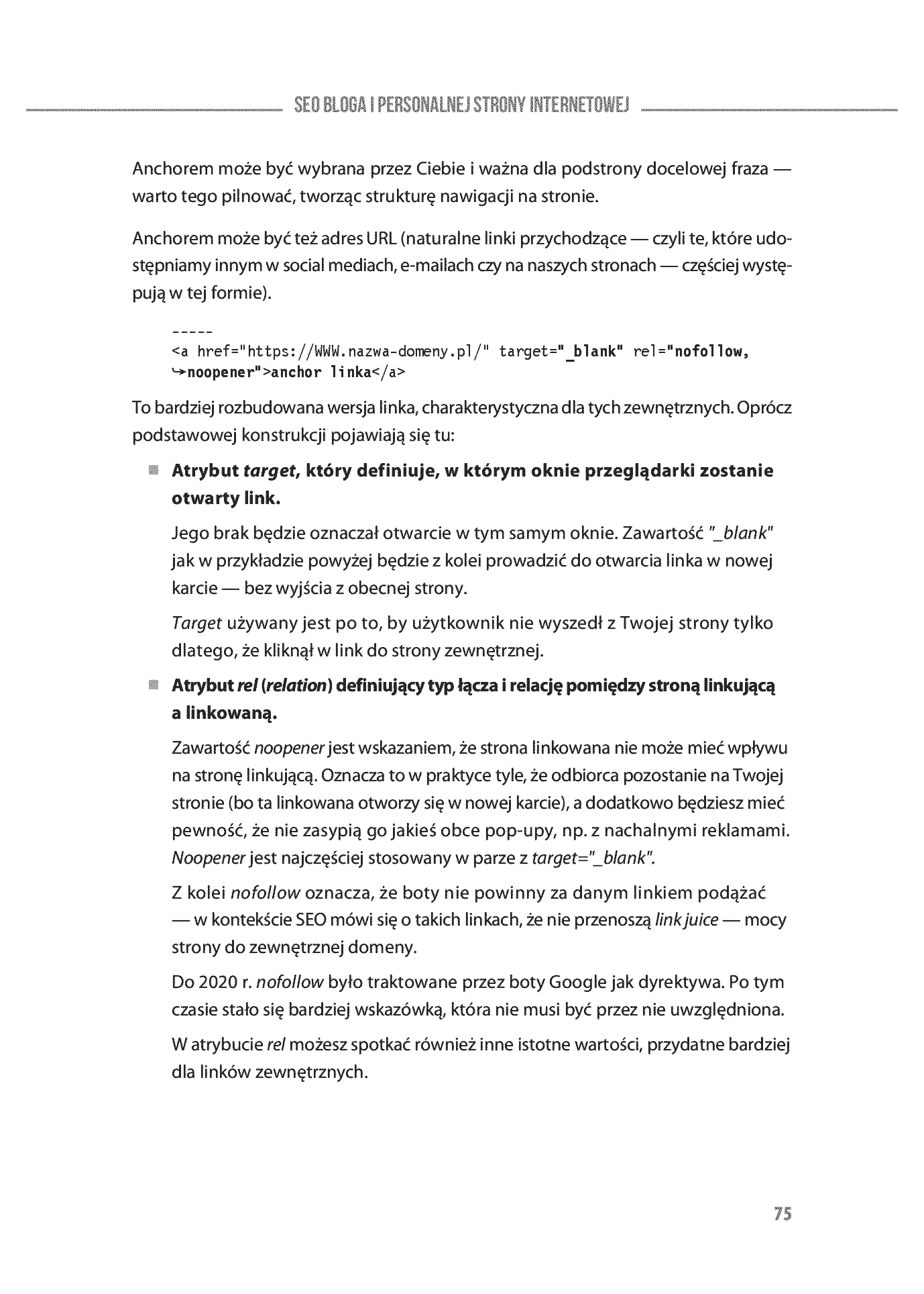 Fragment „SEO dla blogerów, influencerów i marek osobistych” — strona 11 z 30