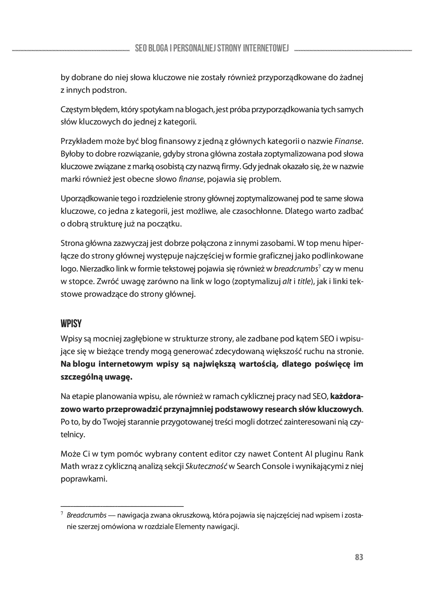 Fragment „SEO dla blogerów, influencerów i marek osobistych” — strona 19 z 30