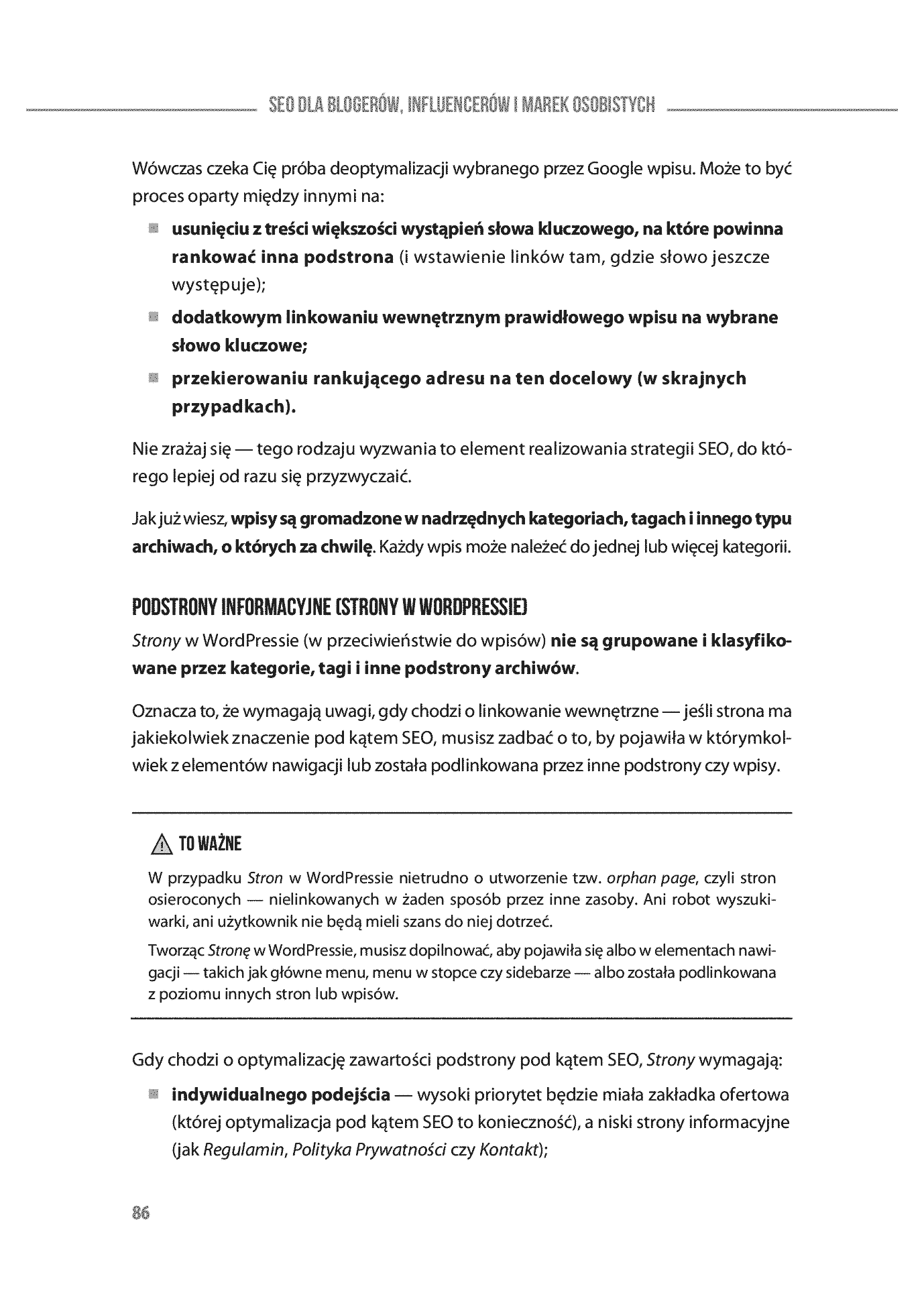 Fragment „SEO dla blogerów, influencerów i marek osobistych” — strona 22 z 30