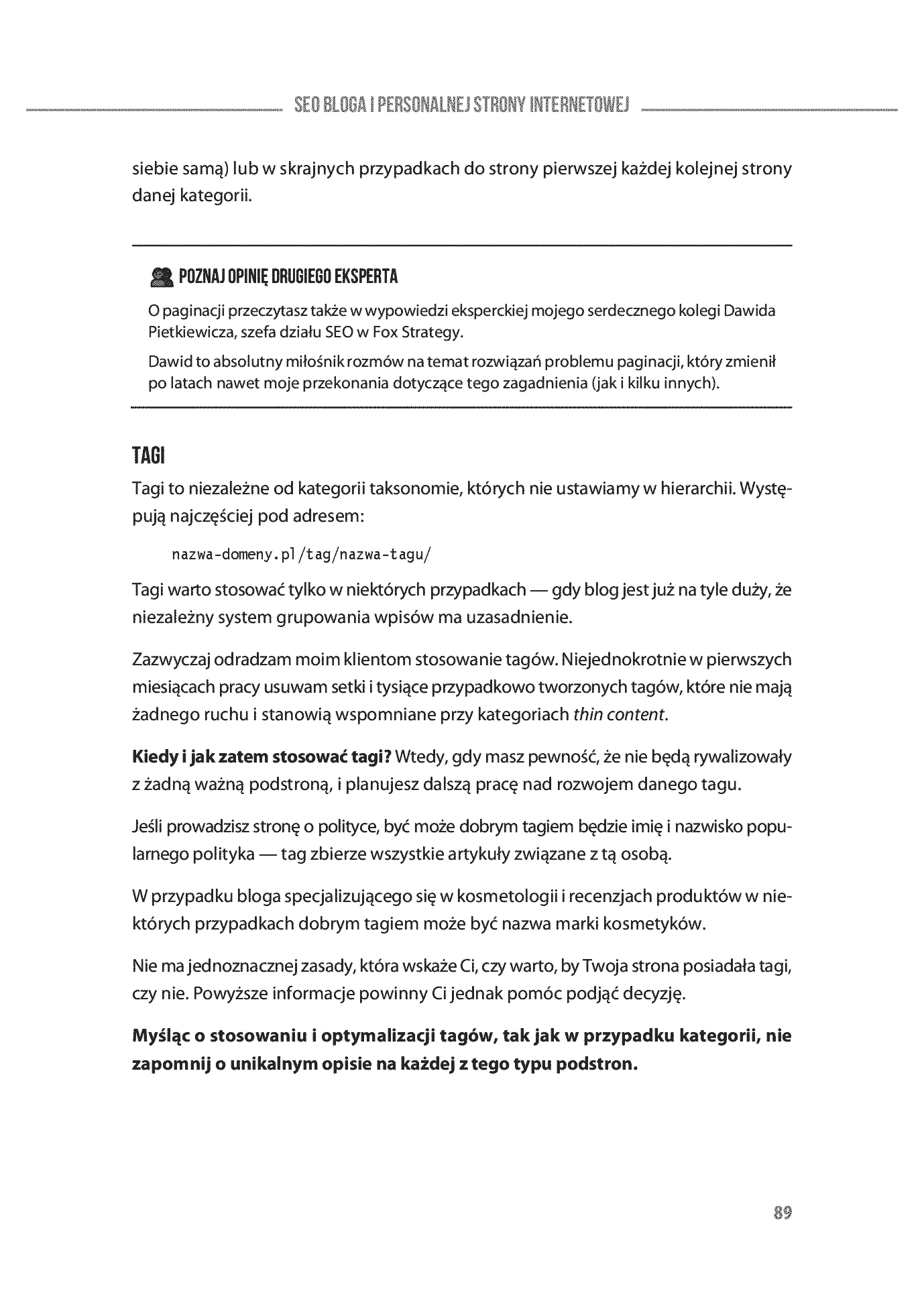 Fragment „SEO dla blogerów, influencerów i marek osobistych” — strona 25 z 30
