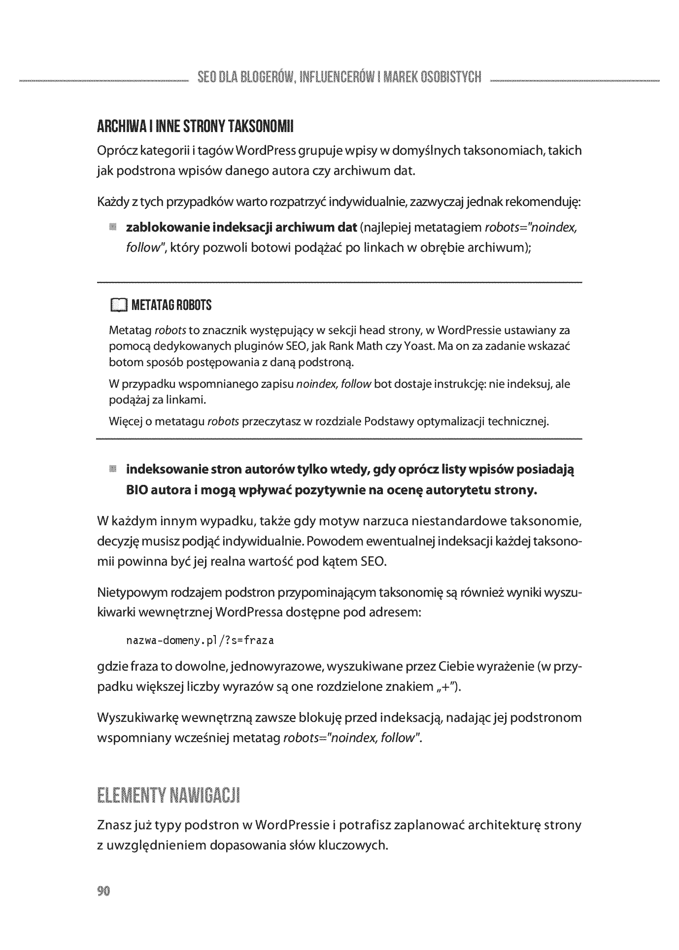 Fragment „SEO dla blogerów, influencerów i marek osobistych” — strona 26 z 30