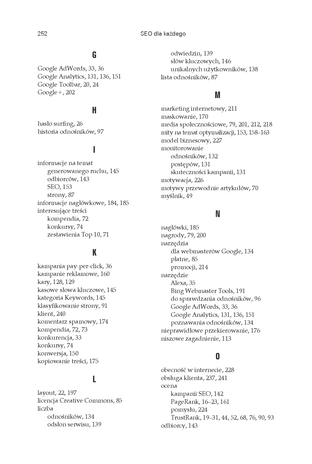 Fragment „SEO dla każdego” — strona 28 z 30