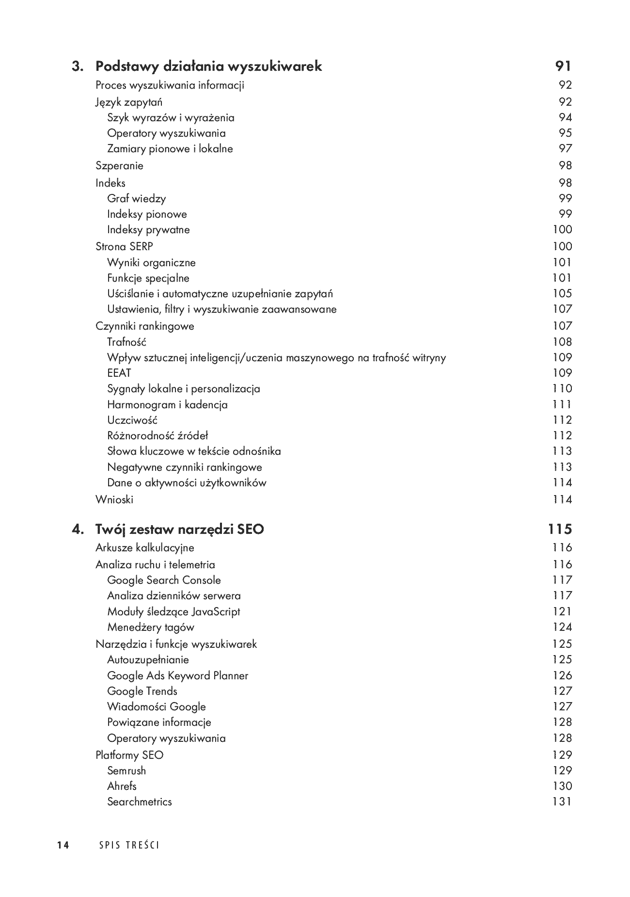 Fragment „SEO, czyli sztuka optymalizacji witryn dla wyszukiwarek. Wydanie IV” — strona 4 z 30