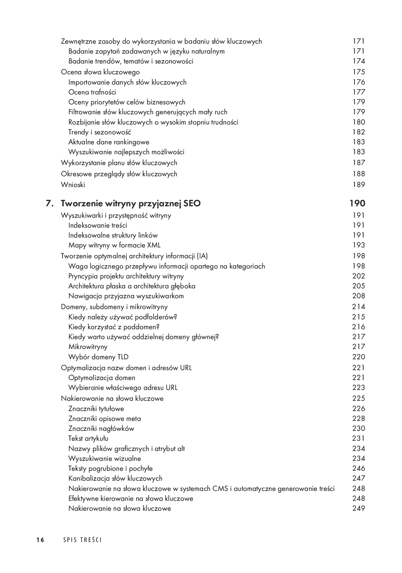 Fragment „SEO, czyli sztuka optymalizacji witryn dla wyszukiwarek. Wydanie IV” — strona 6 z 30
