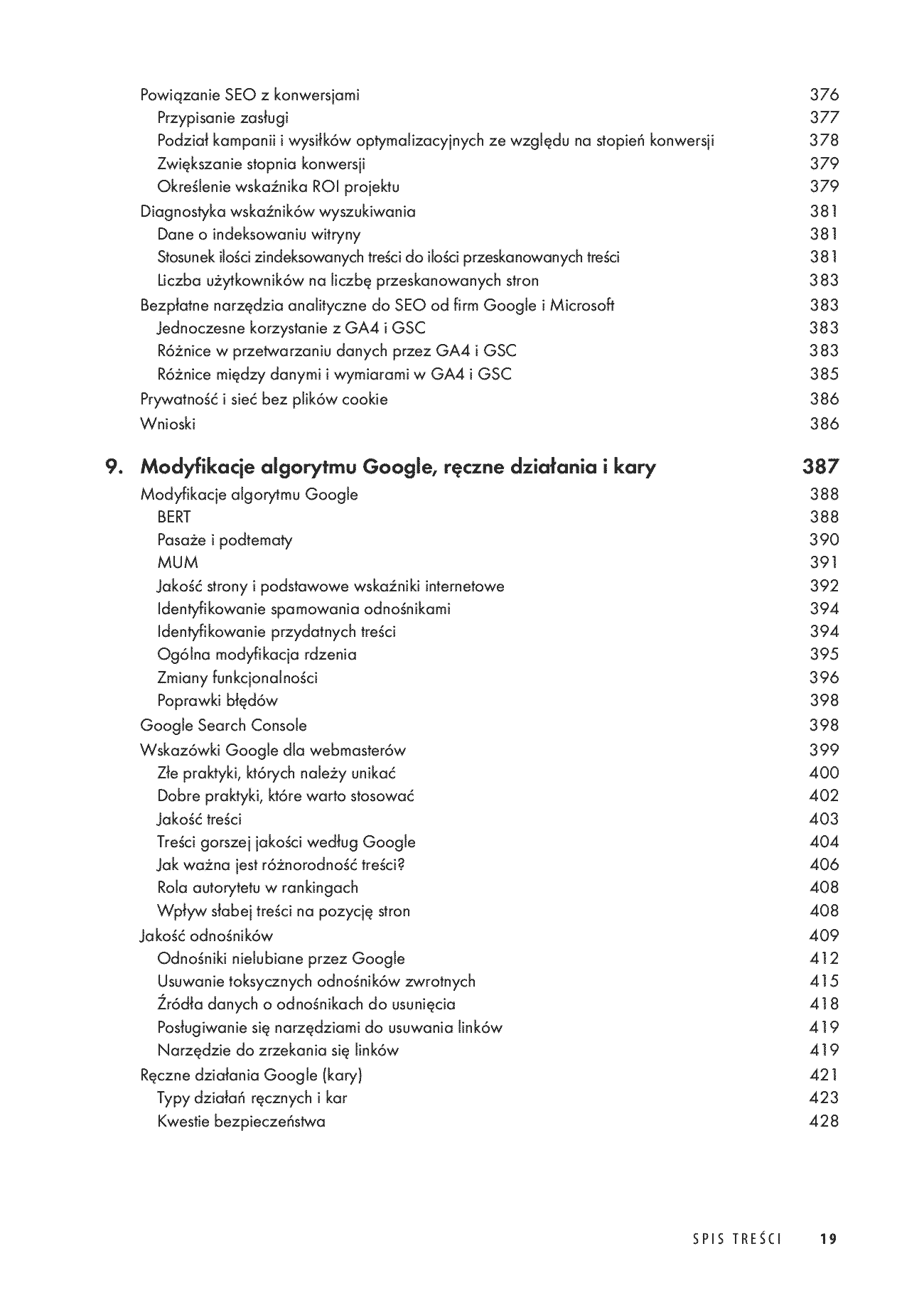 Fragment „SEO, czyli sztuka optymalizacji witryn dla wyszukiwarek. Wydanie IV” — strona 9 z 30