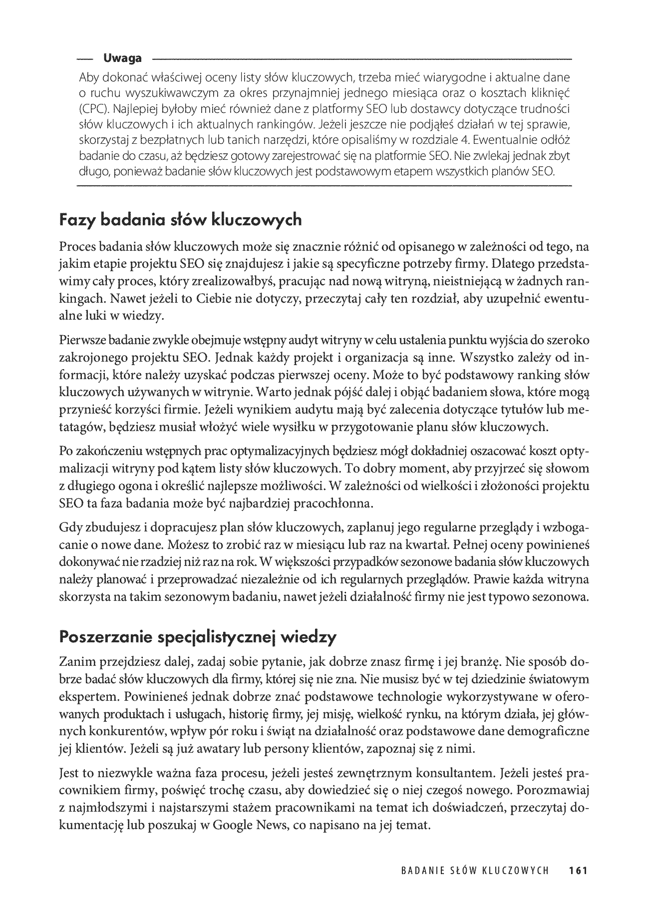 Fragment „SEO, czyli sztuka optymalizacji witryn dla wyszukiwarek. Wydanie IV” — strona 15 z 30