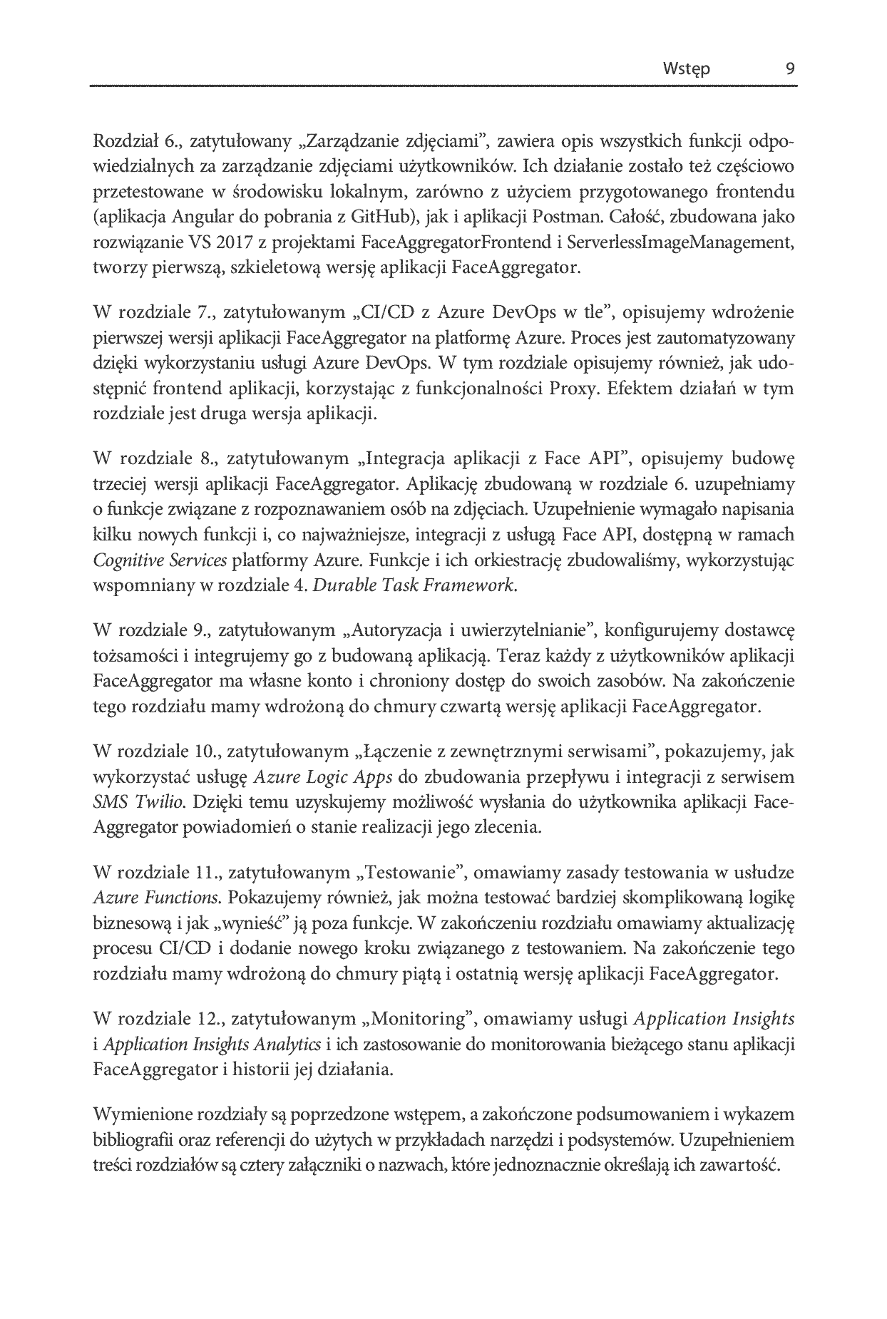 Fragment „Serverless na platformie Azure” — strona 9 z 24