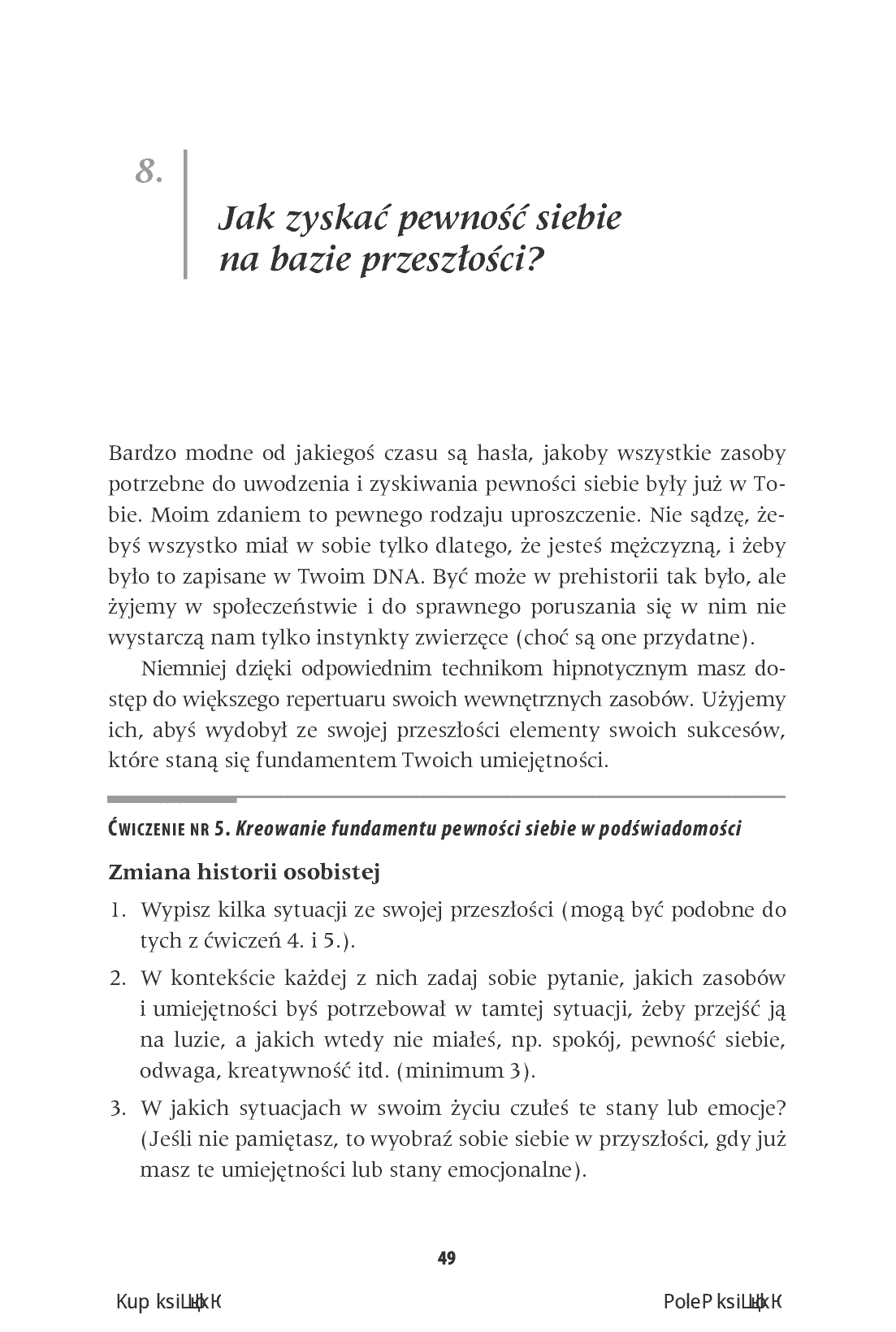 Fragment „Sekrety Seksualnej Pewności Siebie. Jak stać się pewnym siebie z kobietami” — strona 5 z 10