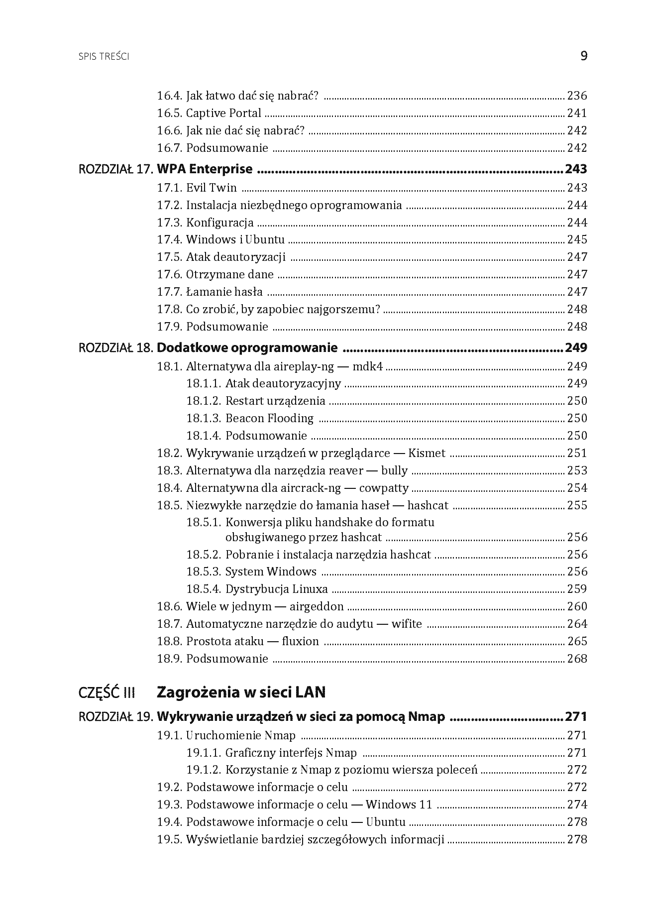 Fragment „Etyczny hacking i testy penetracyjne. Zadbaj o bezpieczeństwo sieci LAN i WLAN” — strona 7 z 30