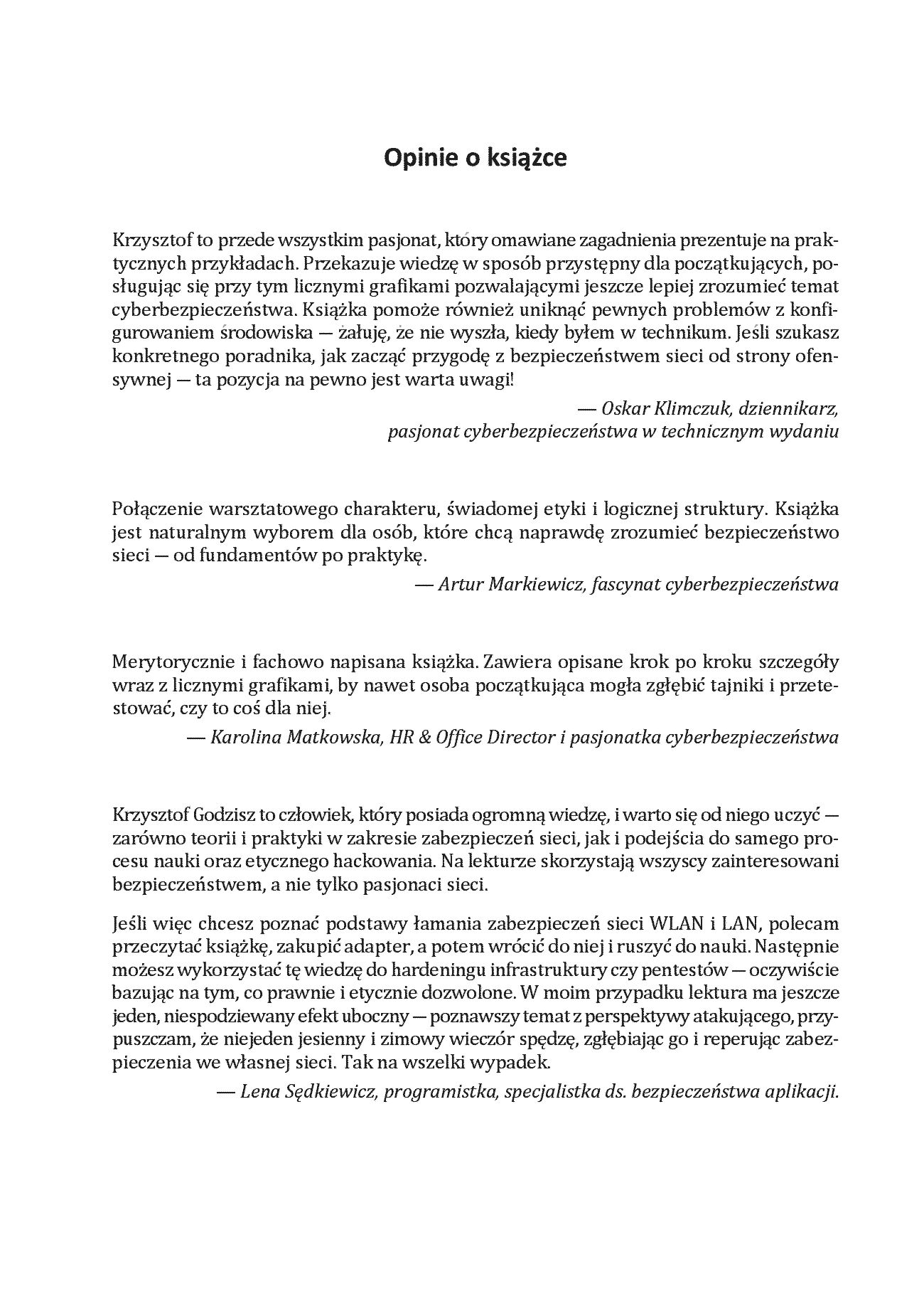 Fragment „Etyczny hacking i testy penetracyjne. Zadbaj o bezpieczeństwo sieci LAN i WLAN” — strona 17 z 30