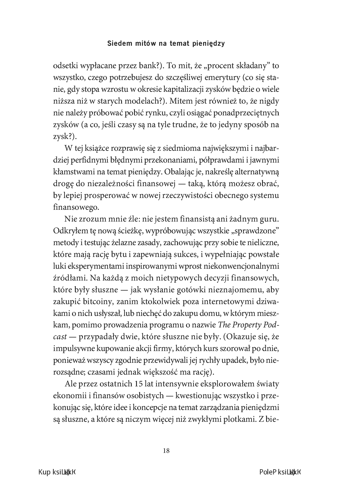 Fragment „Siedem mitów na temat pieniędzy. Jak naprawdę buduje się niezależność finansową” — strona 16 z 22