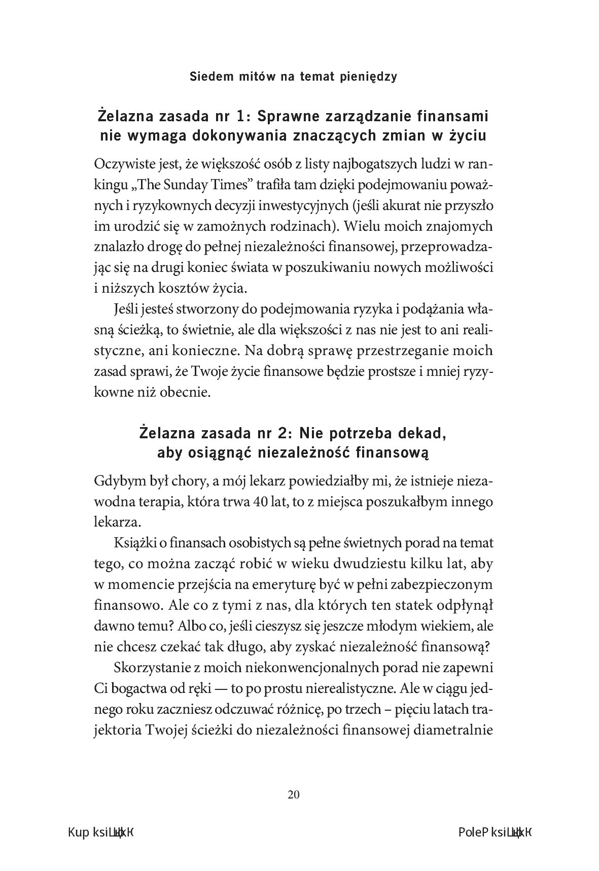 Fragment „Siedem mitów na temat pieniędzy. Jak naprawdę buduje się niezależność finansową” — strona 18 z 22