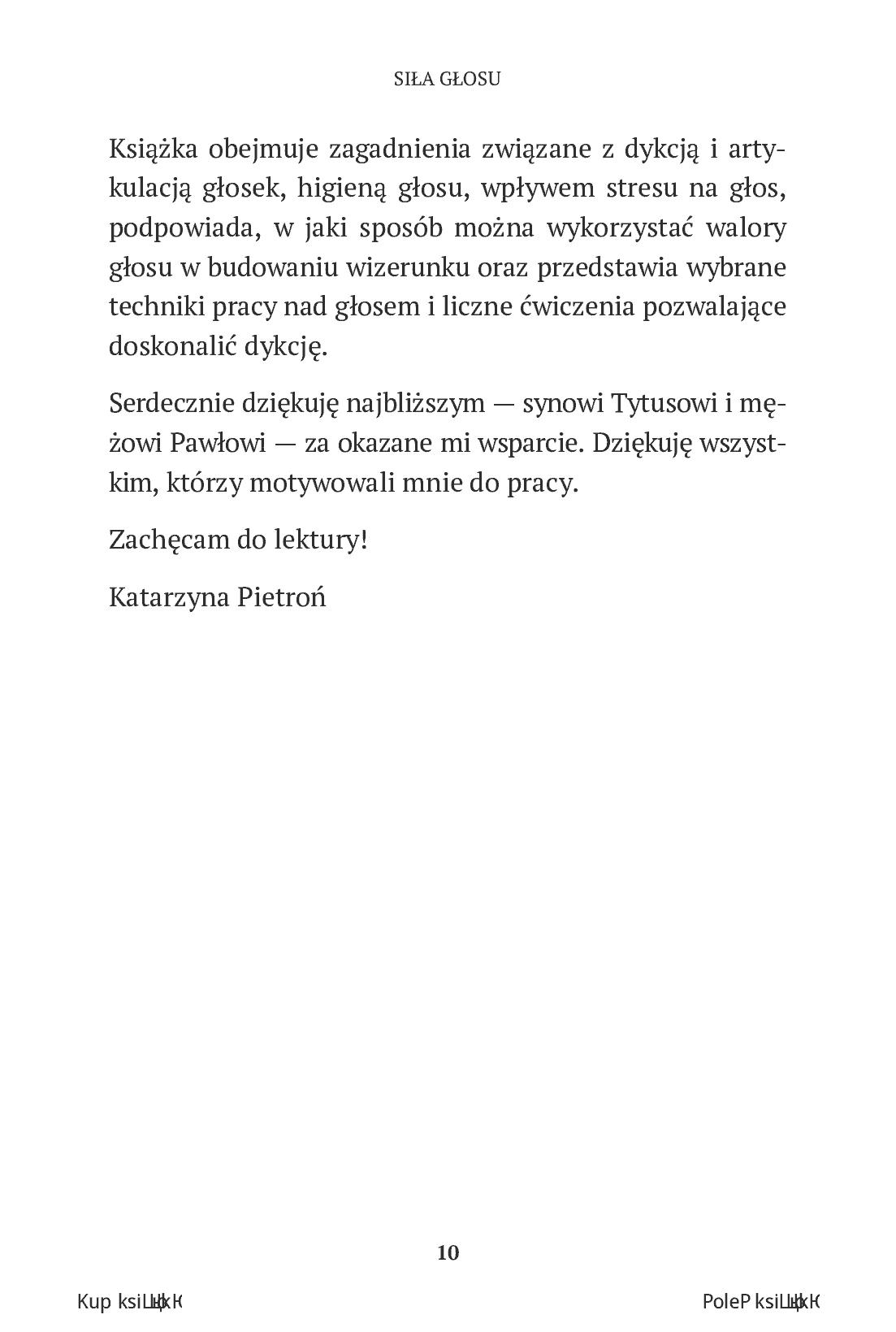 Fragment „Siła głosu. Jak mówić, by ludzie chcieli słuchać” — strona 8 z 22