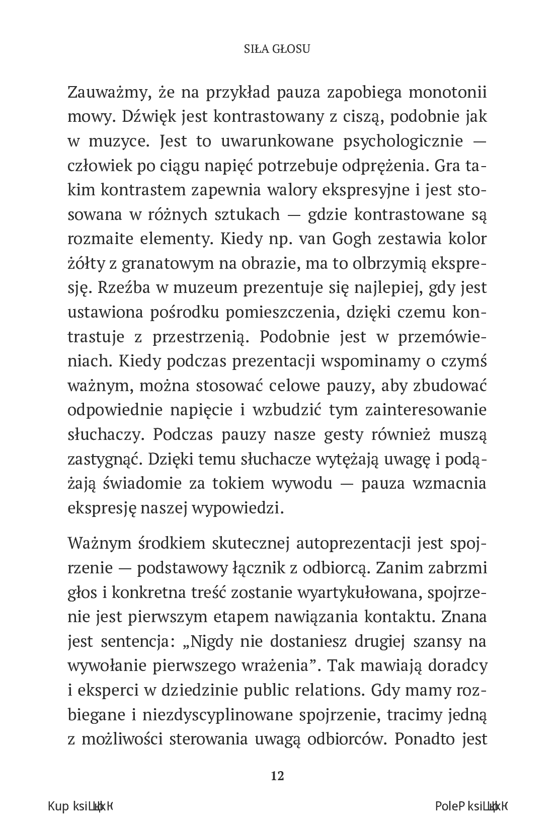 Fragment „Siła głosu. Jak mówić, by ludzie chcieli słuchać” — strona 10 z 22