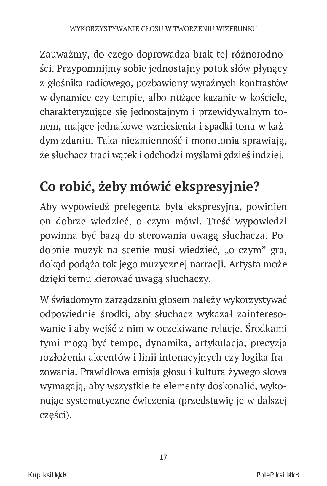 Fragment „Siła głosu. Jak mówić, by ludzie chcieli słuchać” — strona 15 z 22