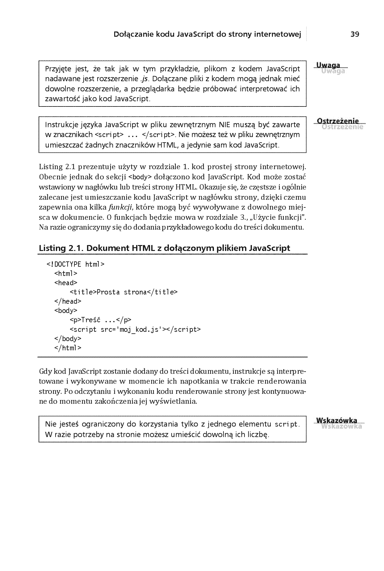 Fragment „Szybki kurs JavaScript. Wprowadzenie do języka w 24 godziny. Wydanie VI” — strona 13 z 30